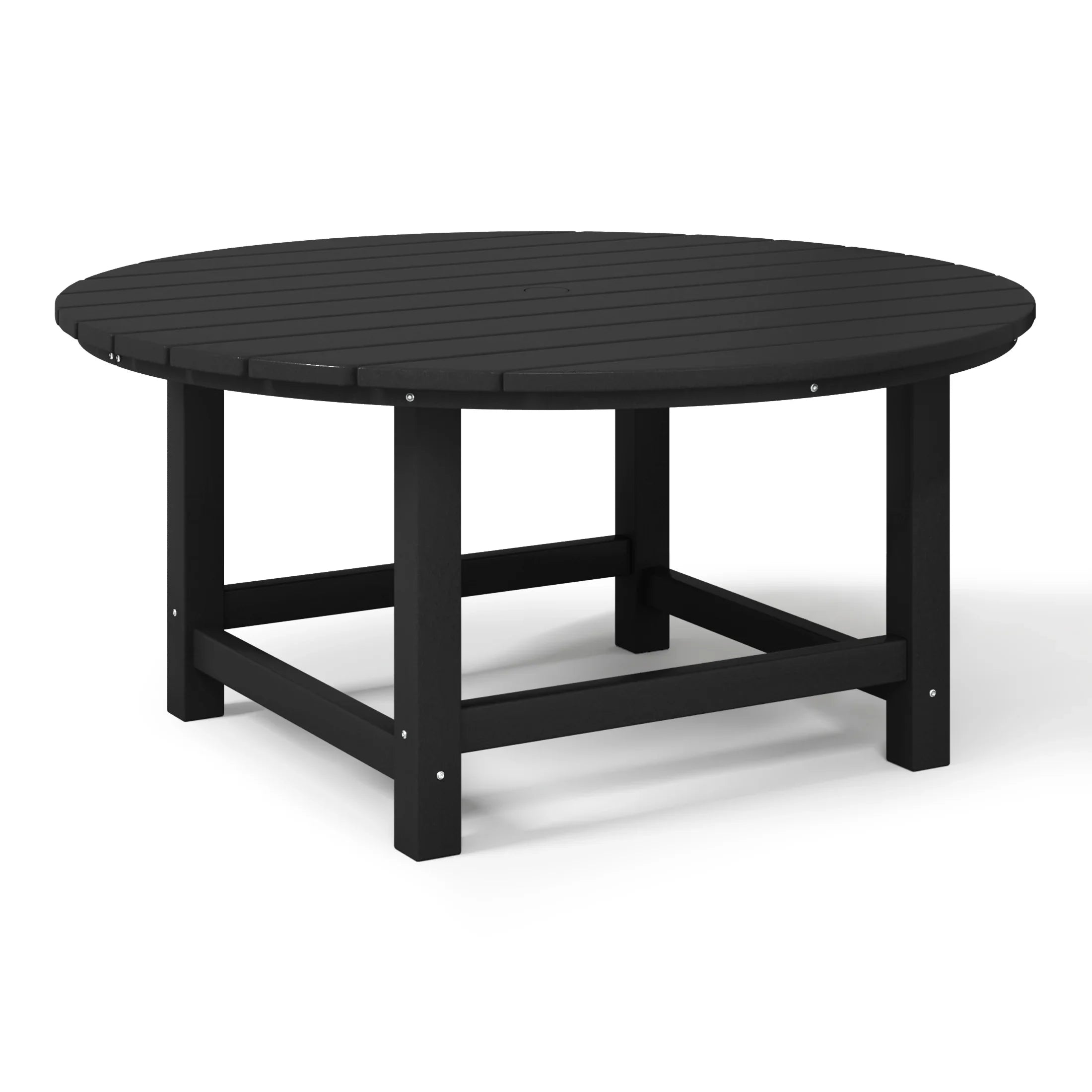Paradise Low Outdoor HDPE Round Patio Coffee Table