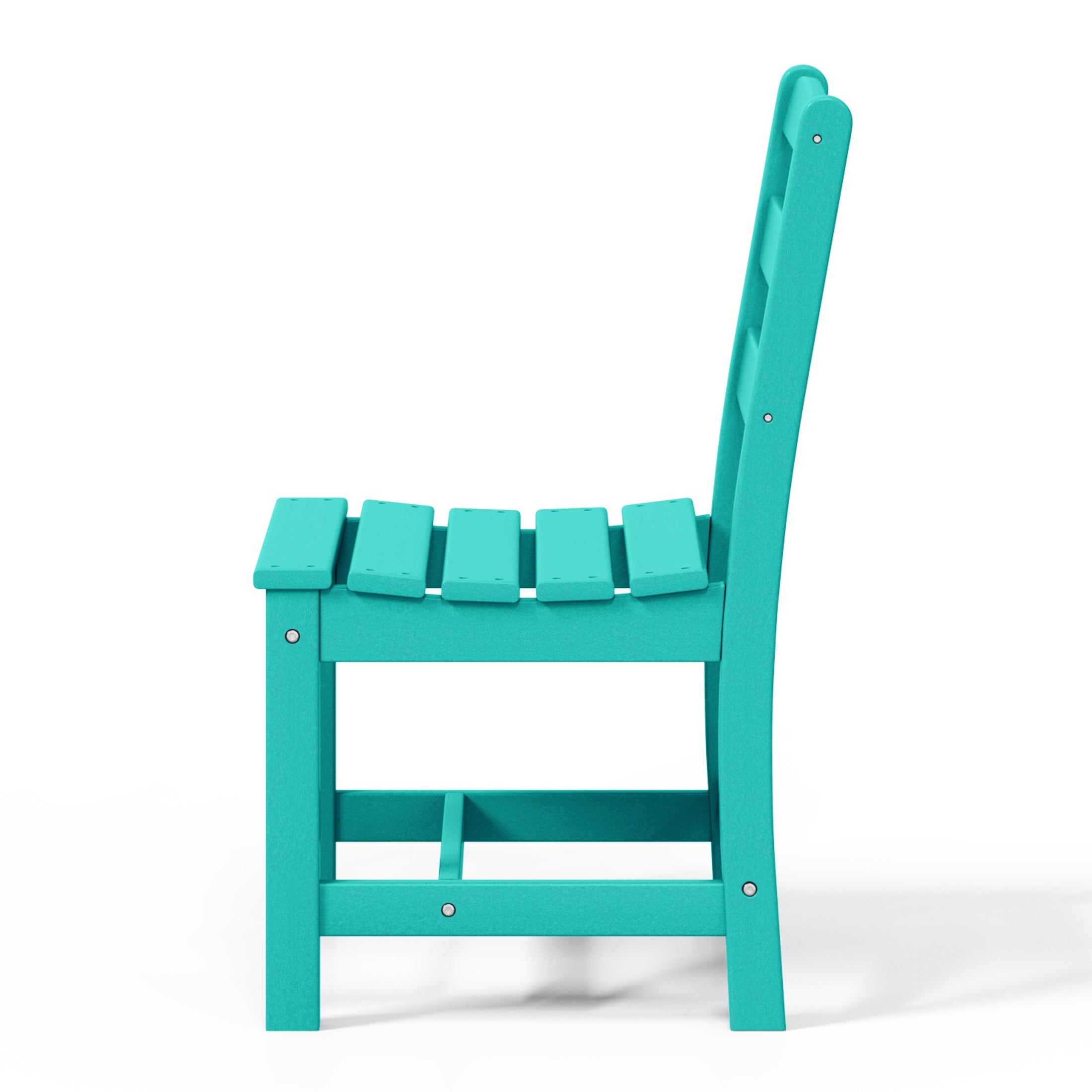Palms Outdoor HDPE Patio Classic Armless Dining Side Chair