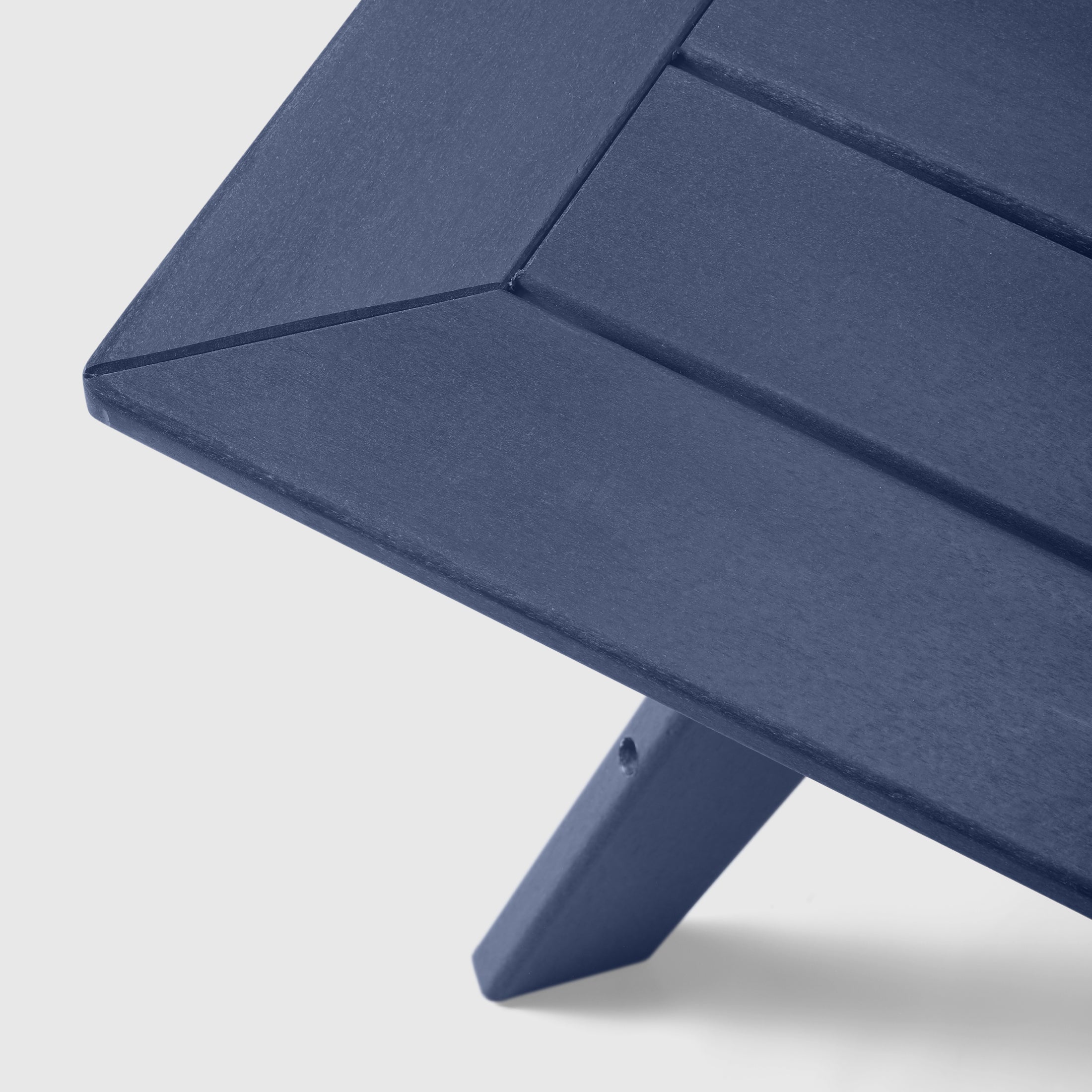 Portsmouth Modern Low Outdoor Patio Square HDPE Coffee Table