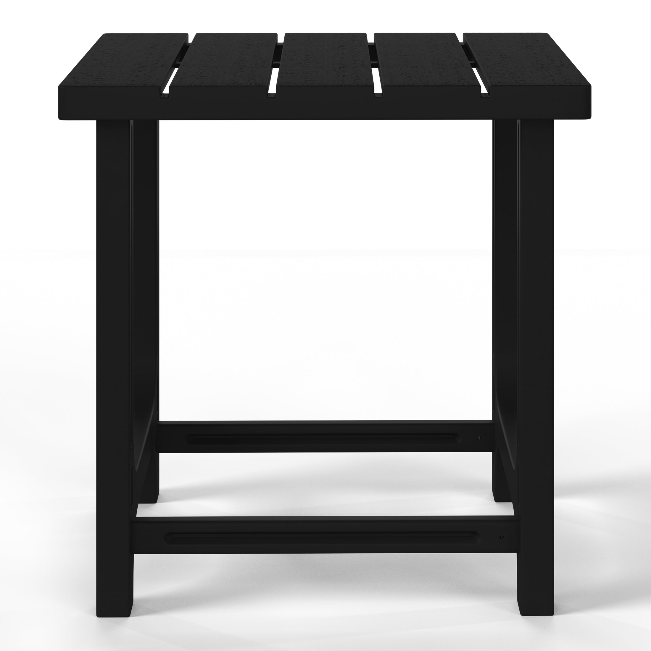 Cayman Outdoor 18" HDPE Square Adirondack Patio Side Table