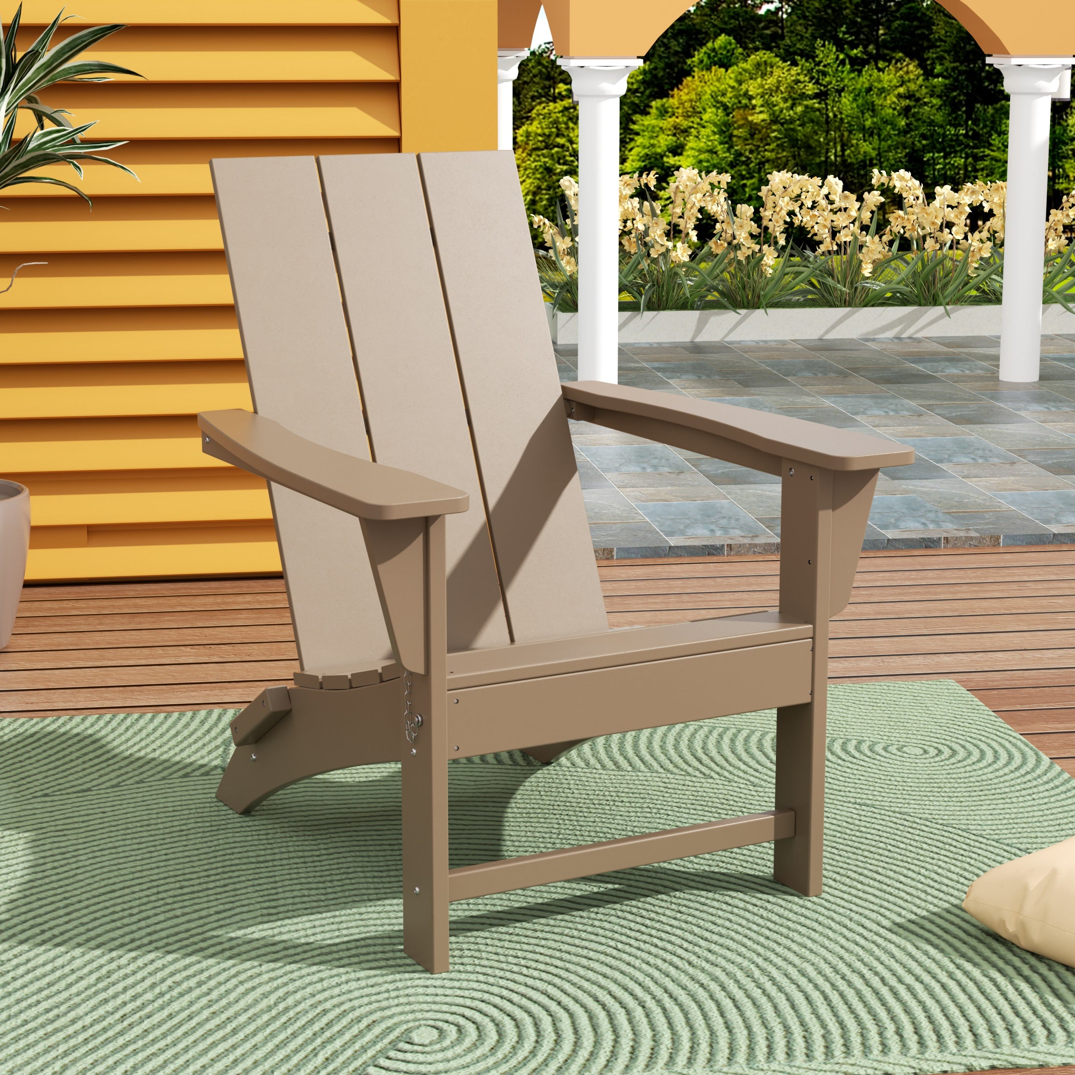Palms Modern Outdoor Folding Adirondack Chair