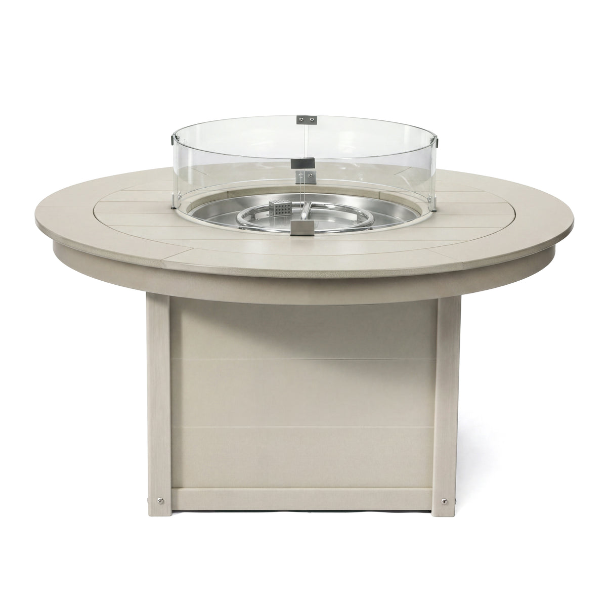Sol 47" Modern Outdoor 55,000 BTU Patio Propane Round Fire Pit Table