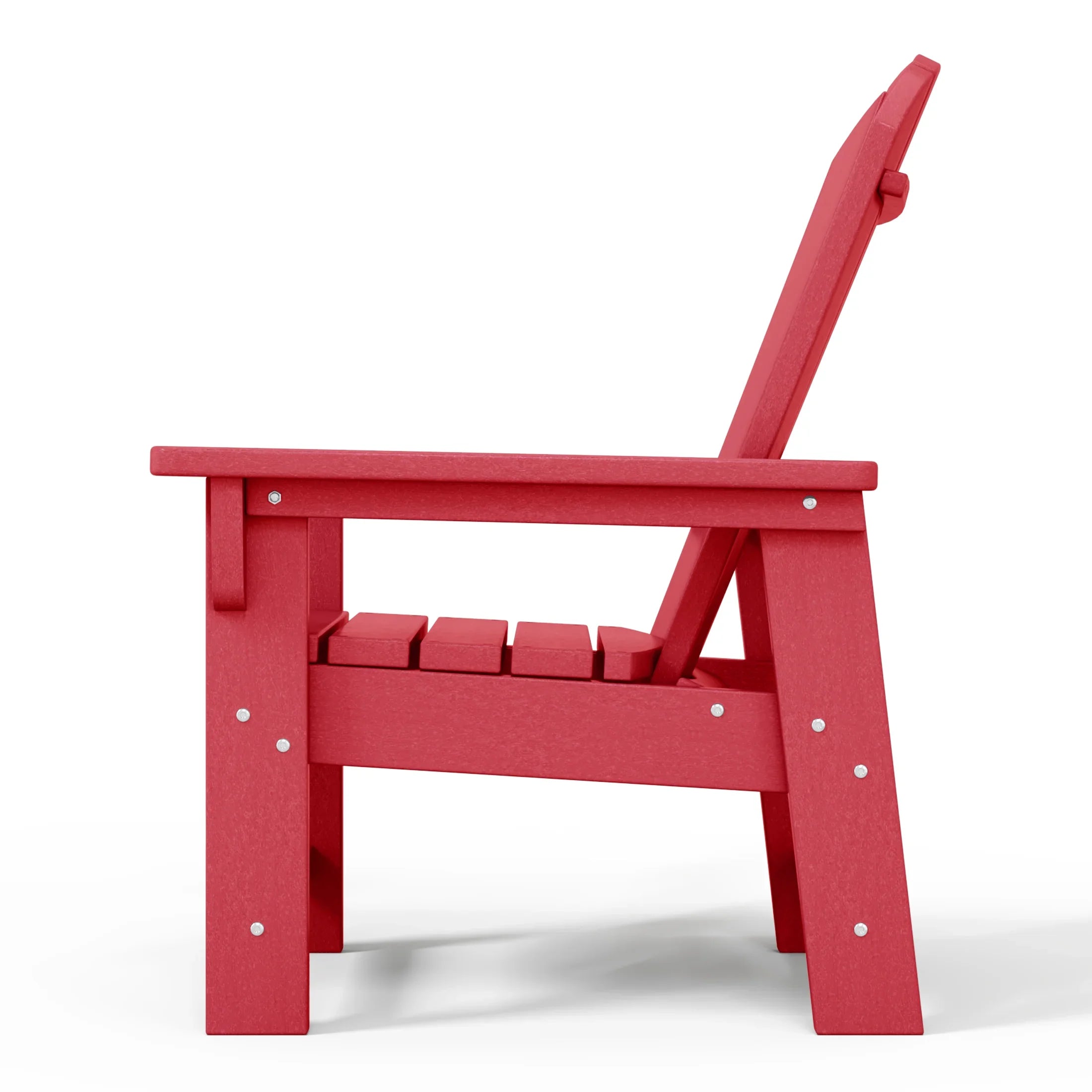 Paradise Kids Outdoor Adirondack Plastic Patio Chair (Set of 2)