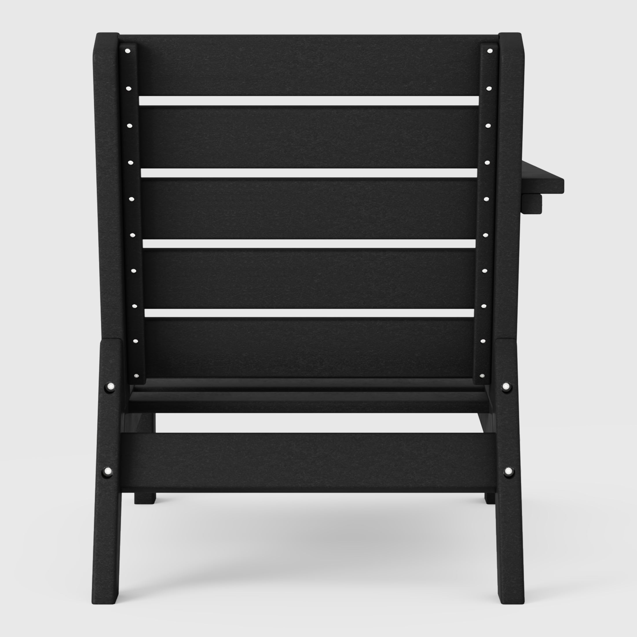 Portsmouth Outdoor Patio HDPE Left Arm Sectional Corner Club Chair with Patio Cushions