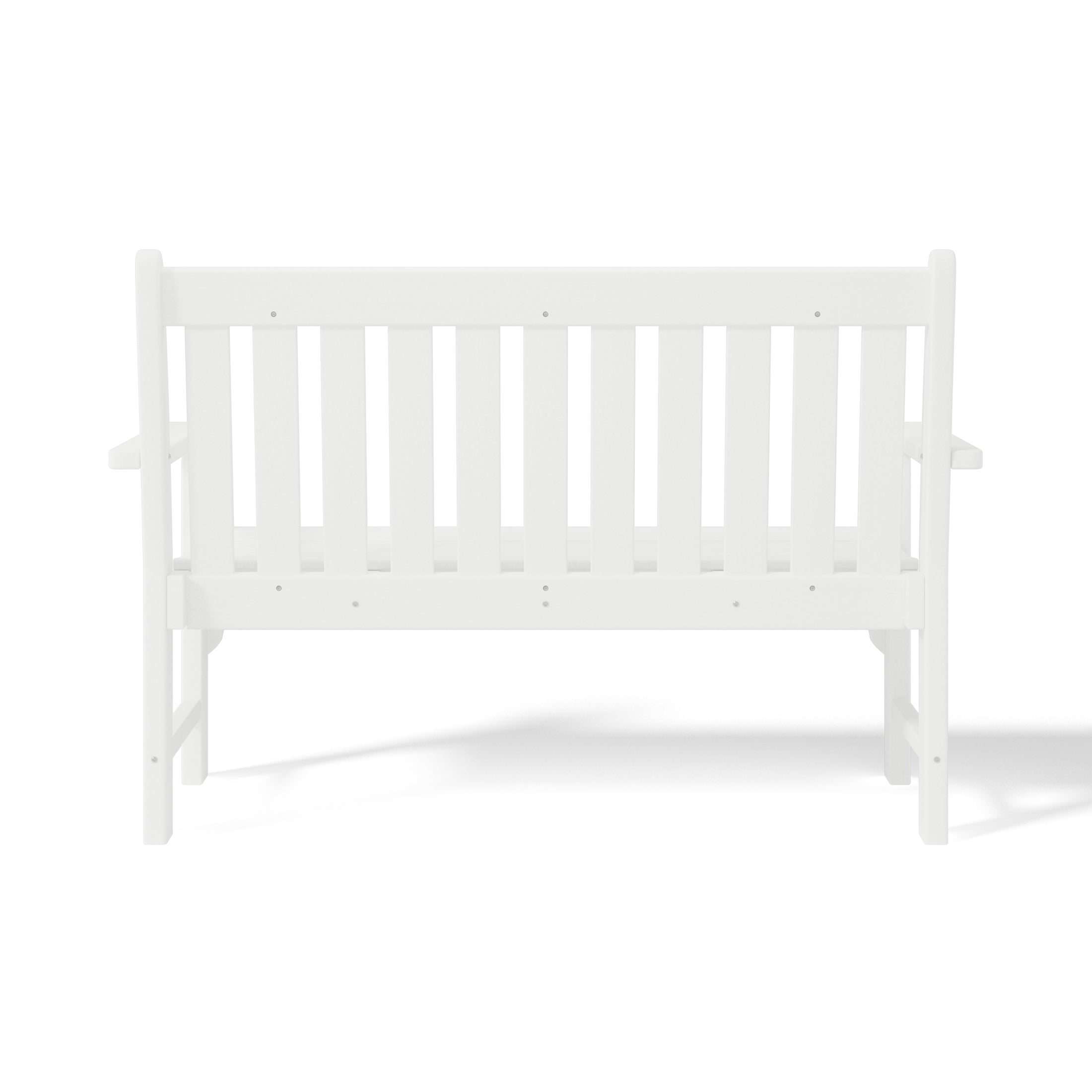 Paradise Outdoor 2-Person All-Weather HDPE Front Porch Garden Bench
