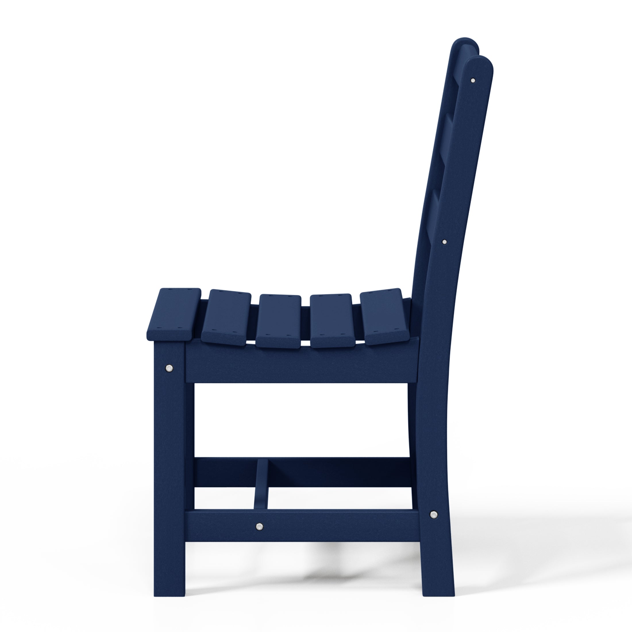 Palms Outdoor HDPE Patio Classic Armless Dining Side Chair