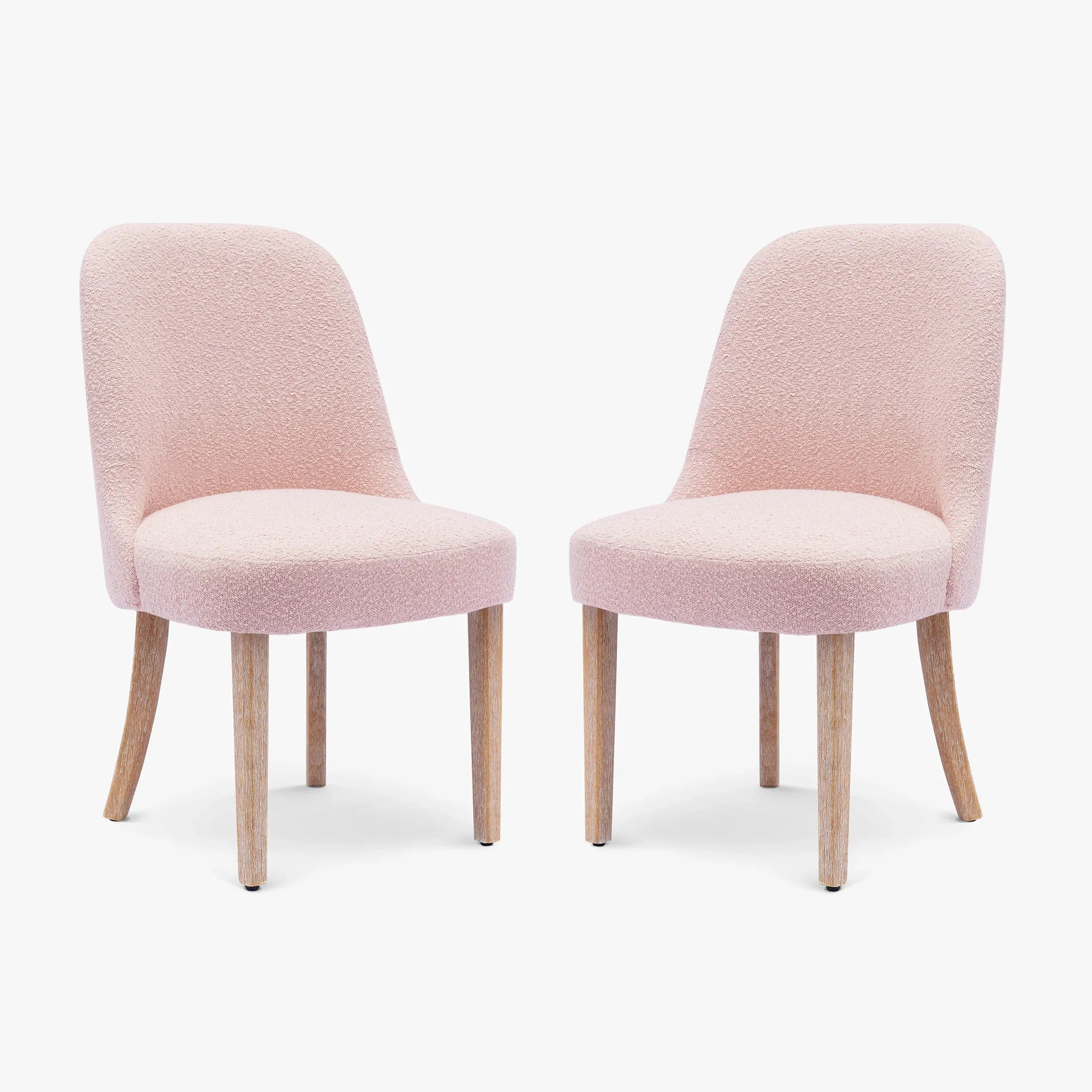 Amélie Mid-Century Modern Upholstered Boucle Dining Chair