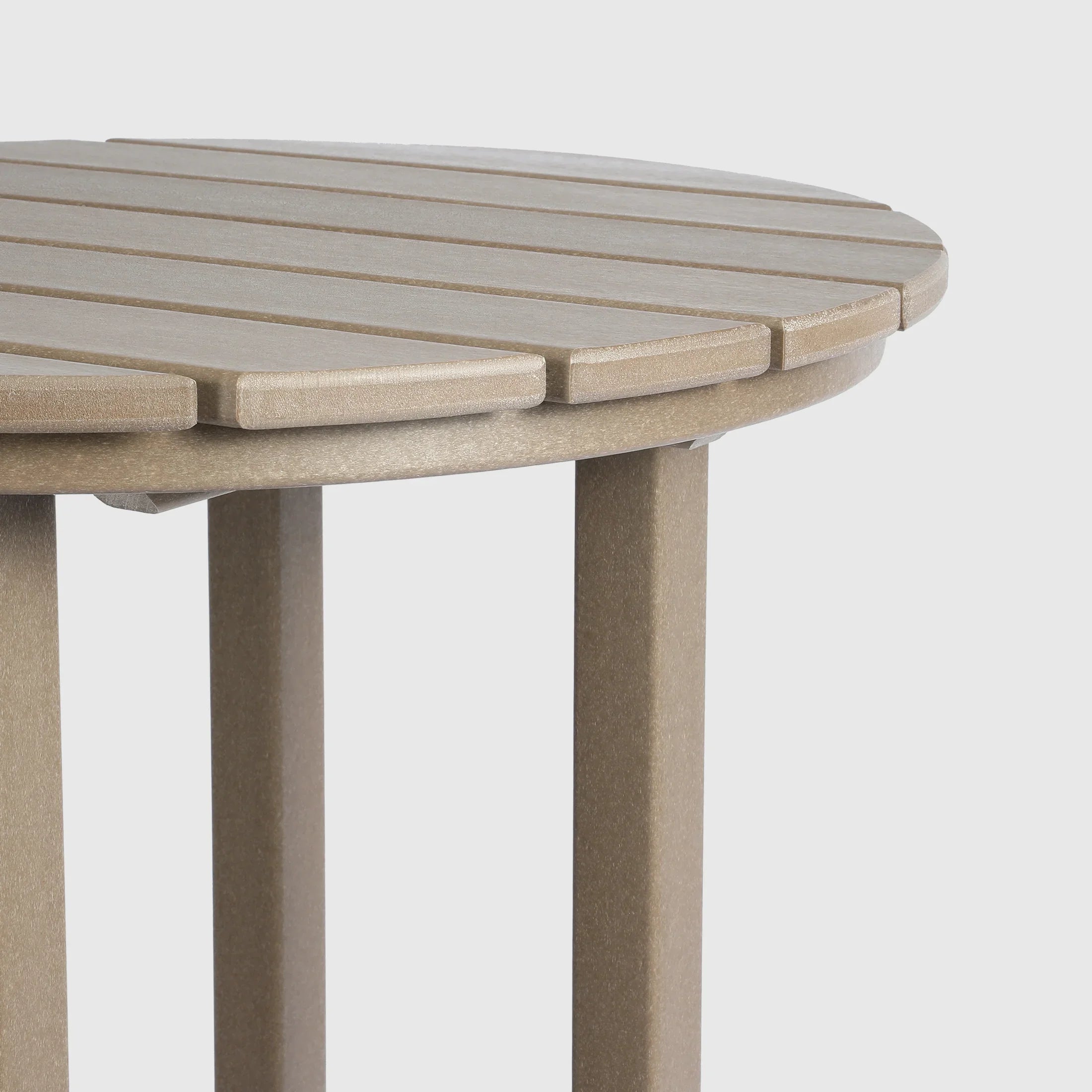 Paradise Outdoor Patio Bar Height Table and Bar Stool 3-Piece Dining Set