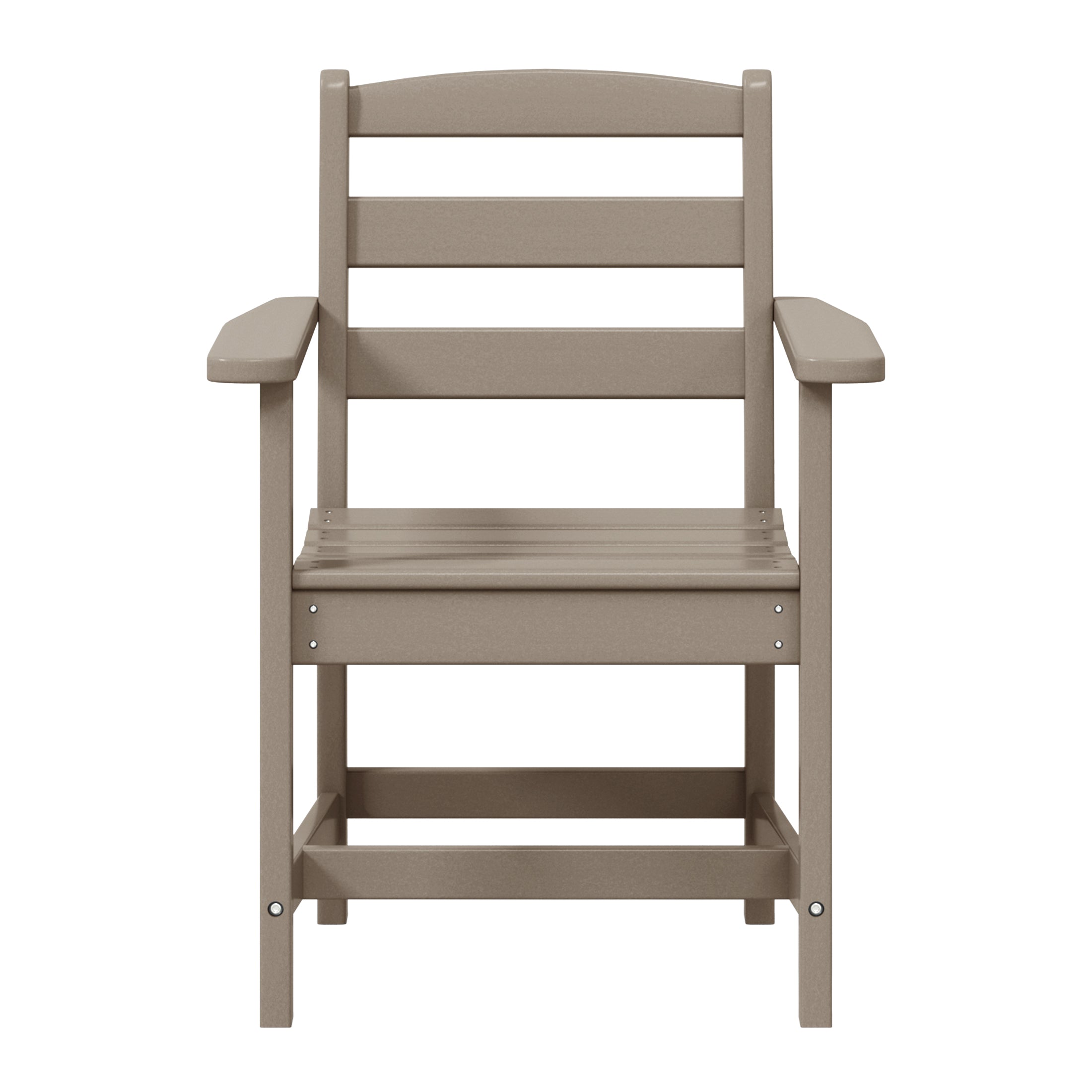 Palms Outdoor HDPE Patio Classic Dining Arm Chair