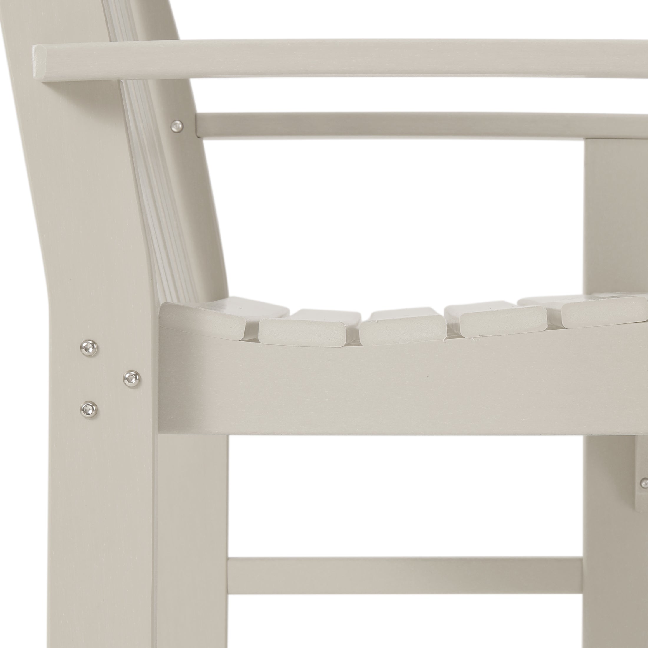 Paradise 3-Piece HDPE Outdoor Patio Furniture Couch and Coffee Table Set