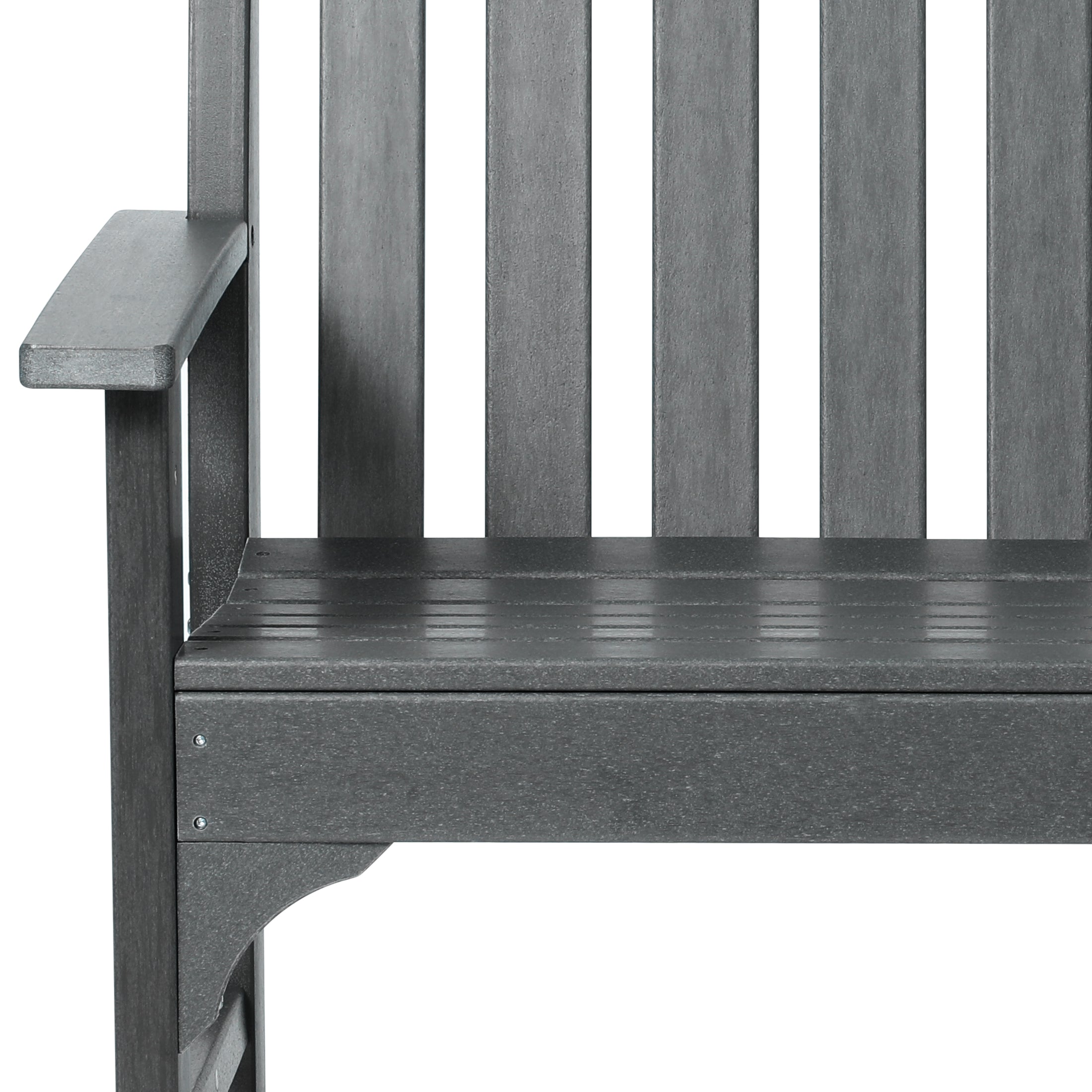 Paradise 5-Piece HDPE Outdoor Patio Furniture Couch and Rocking Chair Set