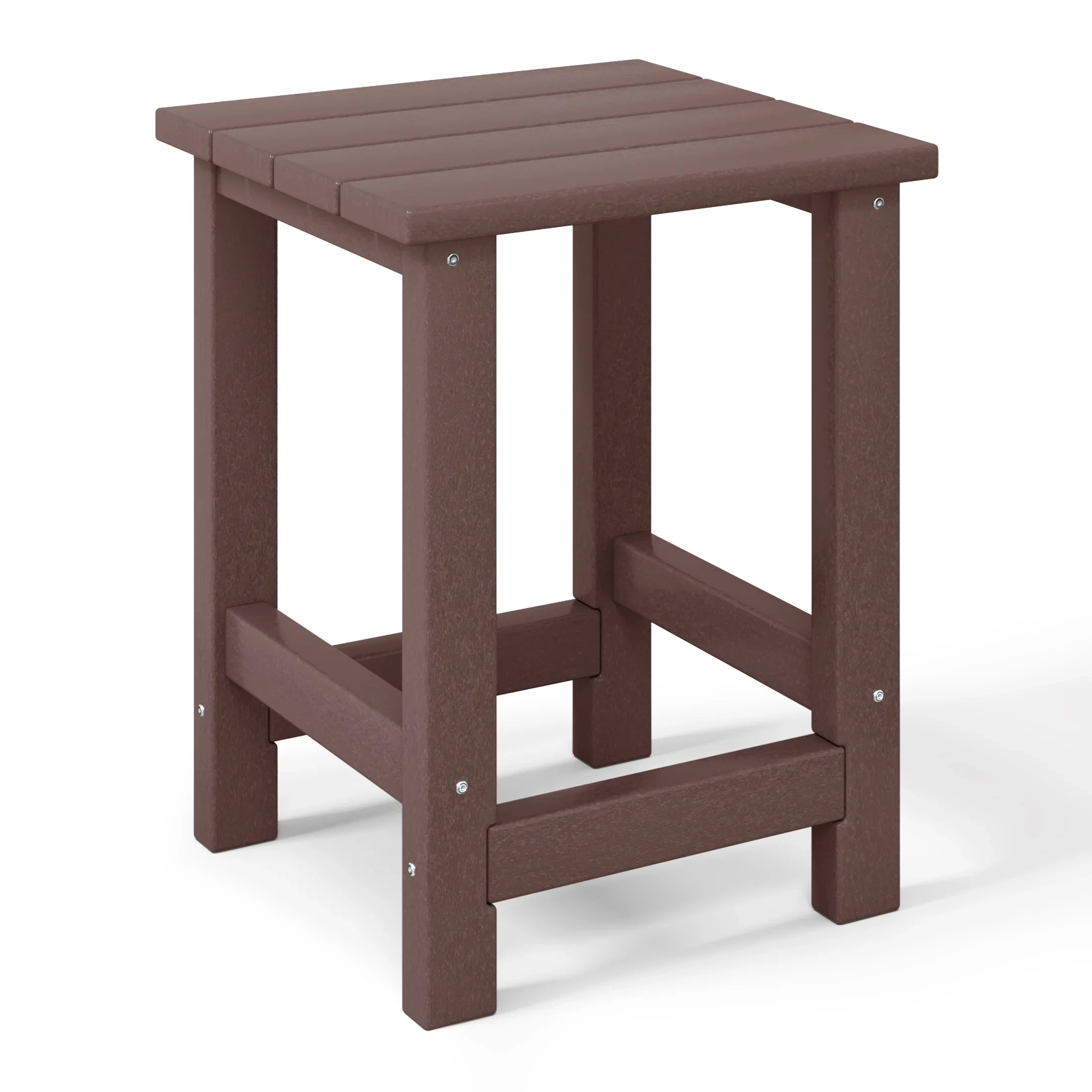 Paradise Kids Outdoor Patio Furniture HDPE Adirondack Square Side Table