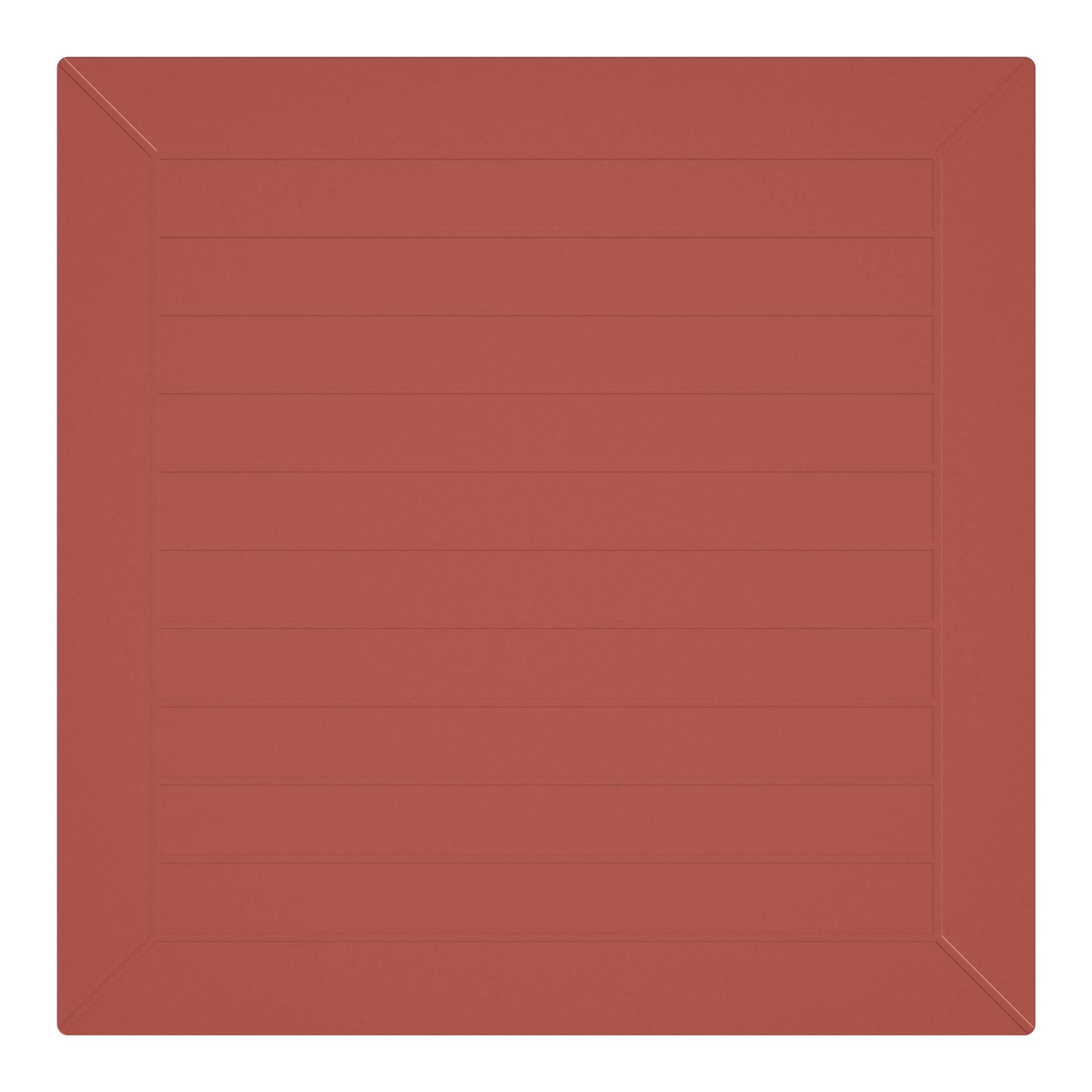 Sunshine 31.5" Square Outdoor Plastic Resin Patio Dining Table for 4