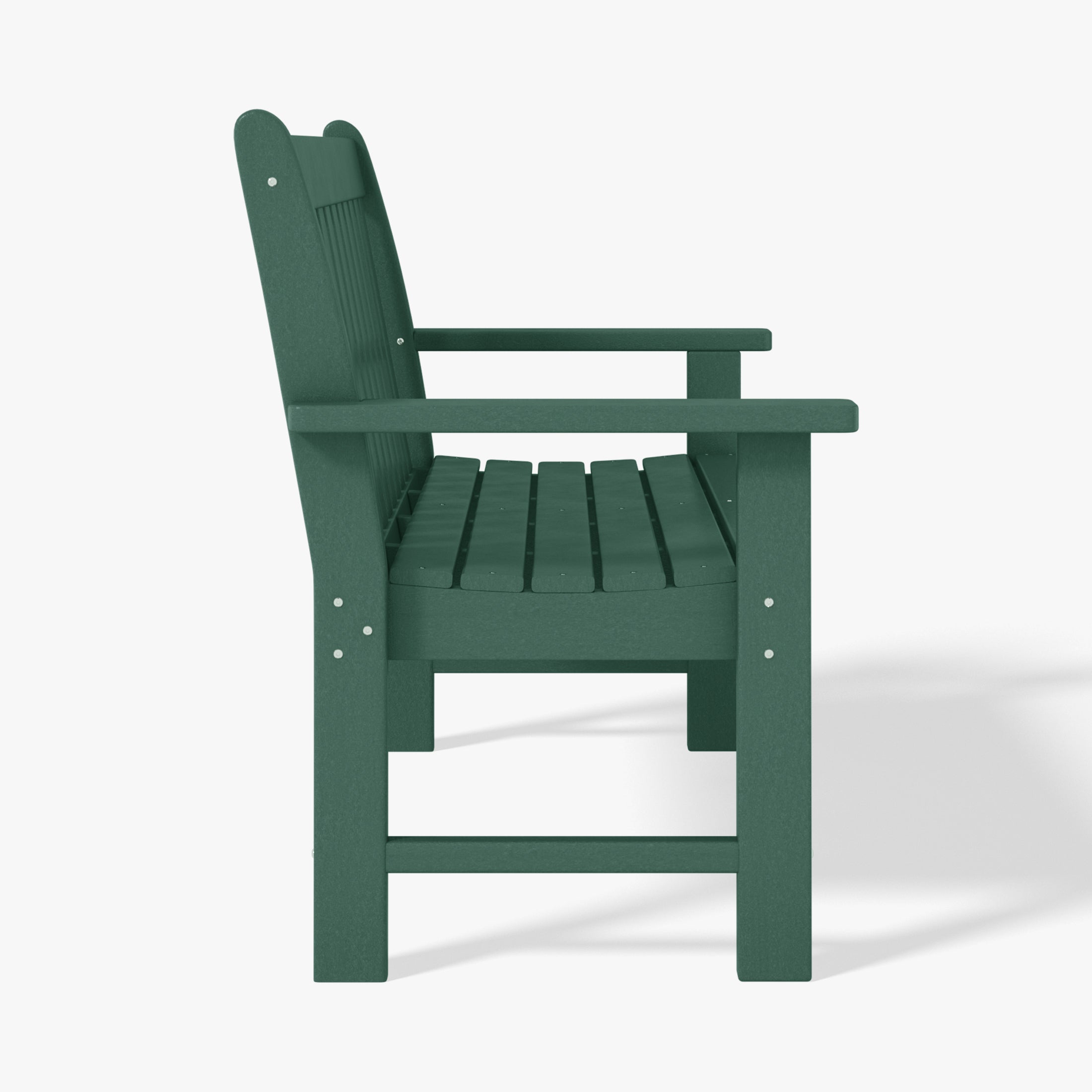 Paradise 3-Piece HDPE Outdoor Patio Furniture Couch and Coffee Table Set