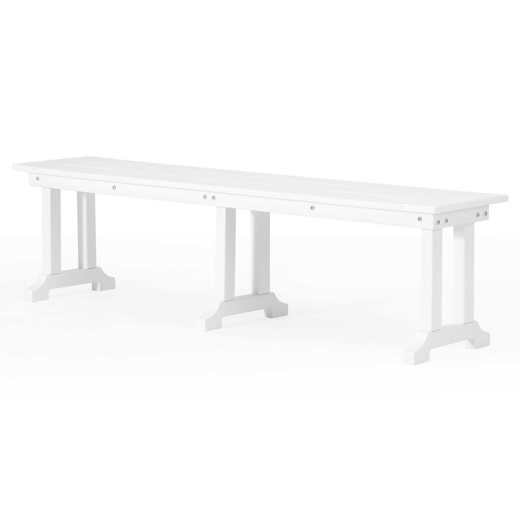 Paradise 65" Outdoor Patio Trestle Dining Bench