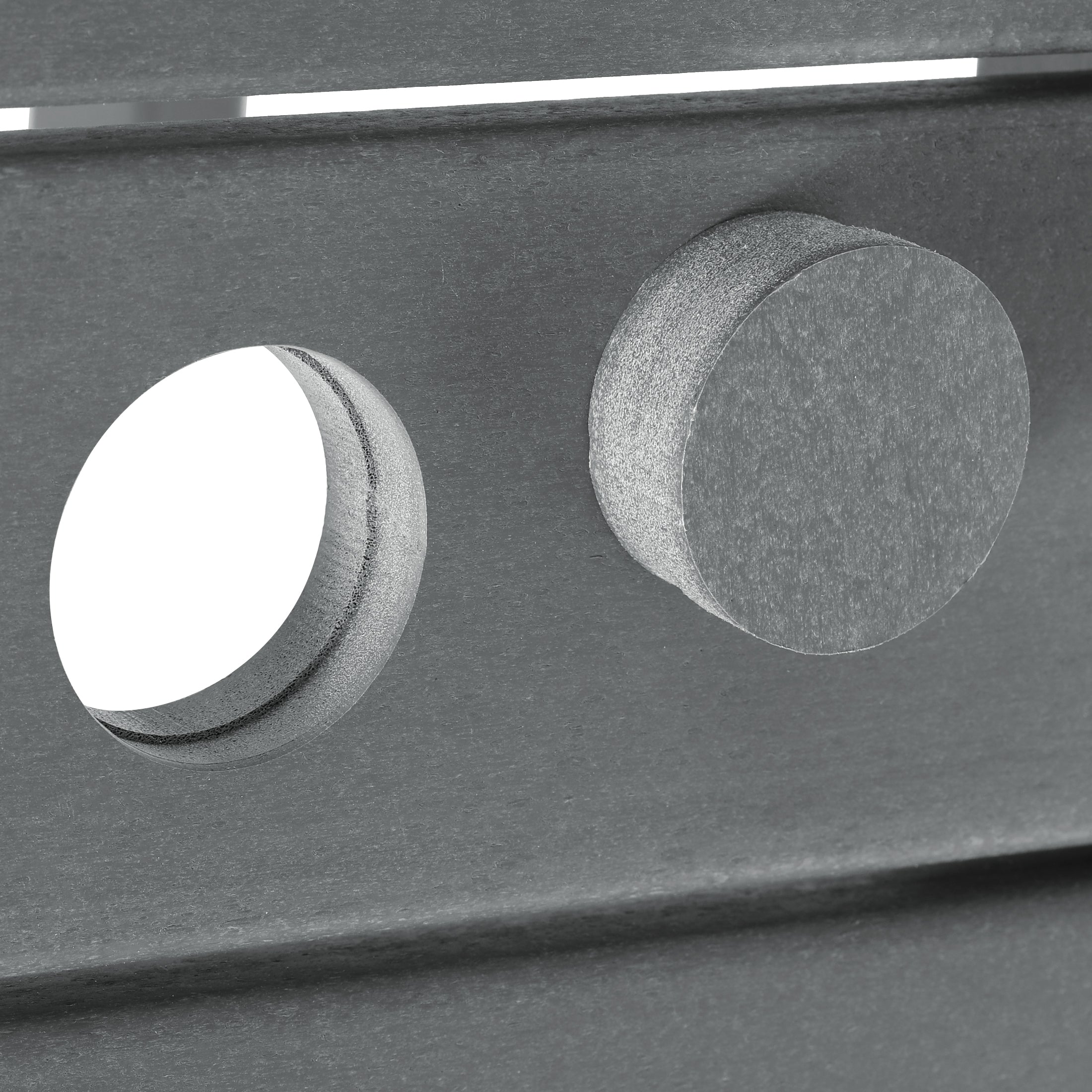 Paradise Kids Outdoor Patio Furniture HDPE 30" Wide Square Dining Table