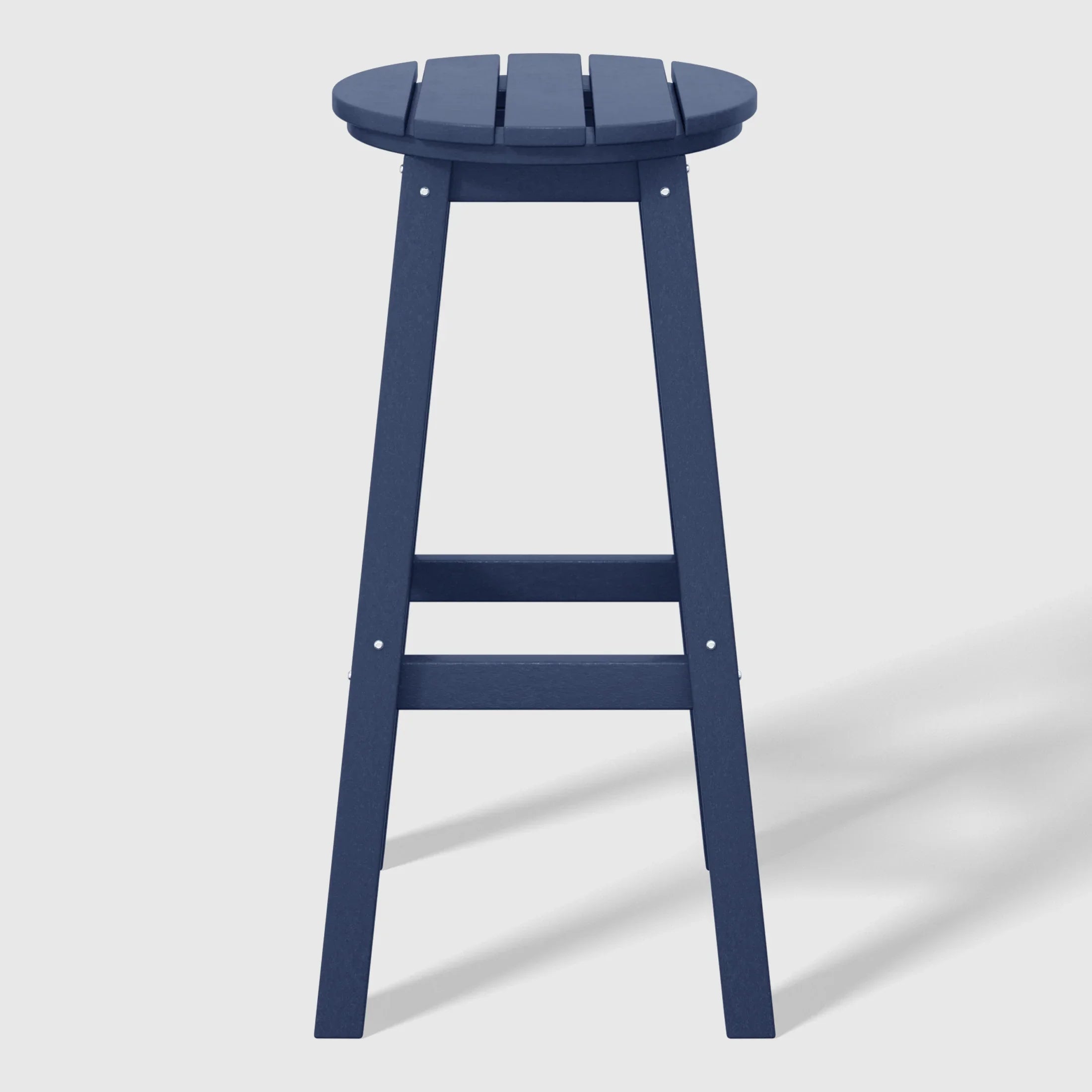 Paradise 29" HDPE Outdoor Patio Round Bar Stool Set of 2