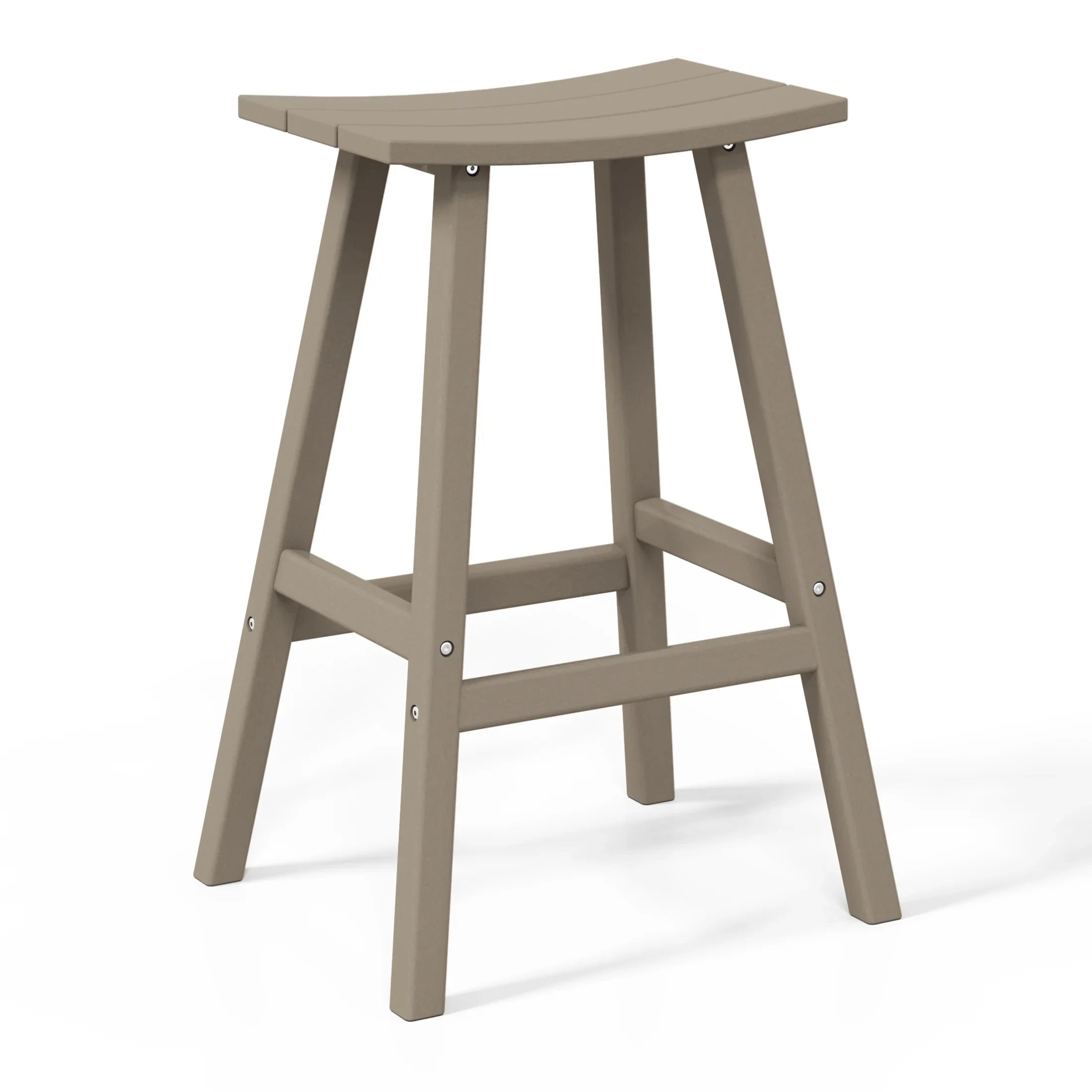 Paradise 2 piece set of 29" height Outdoor / Patio Saddle bar stools