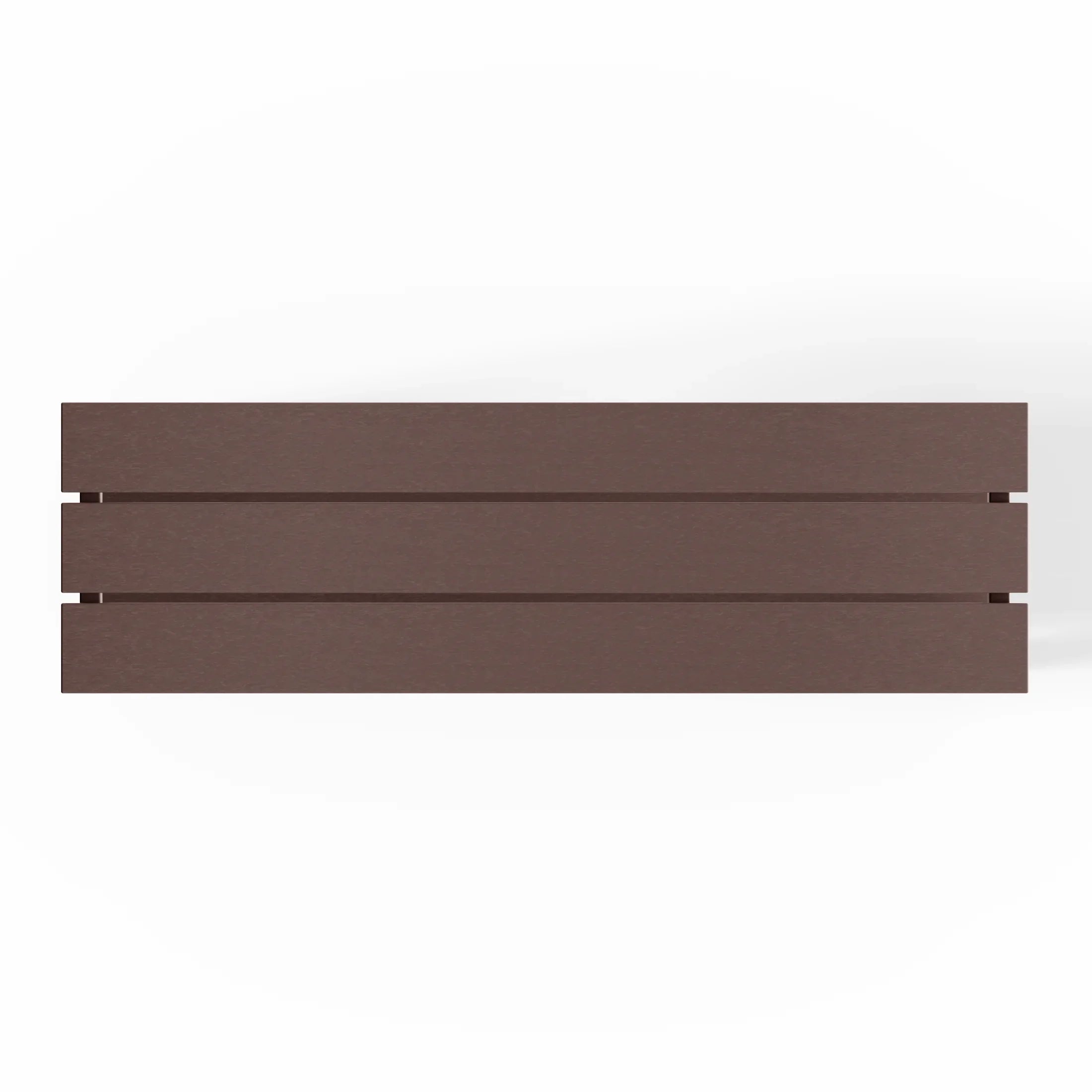 Paradise 55" Outdoor Patio HDPE Adirondack 2-Tier Shelf Console Table