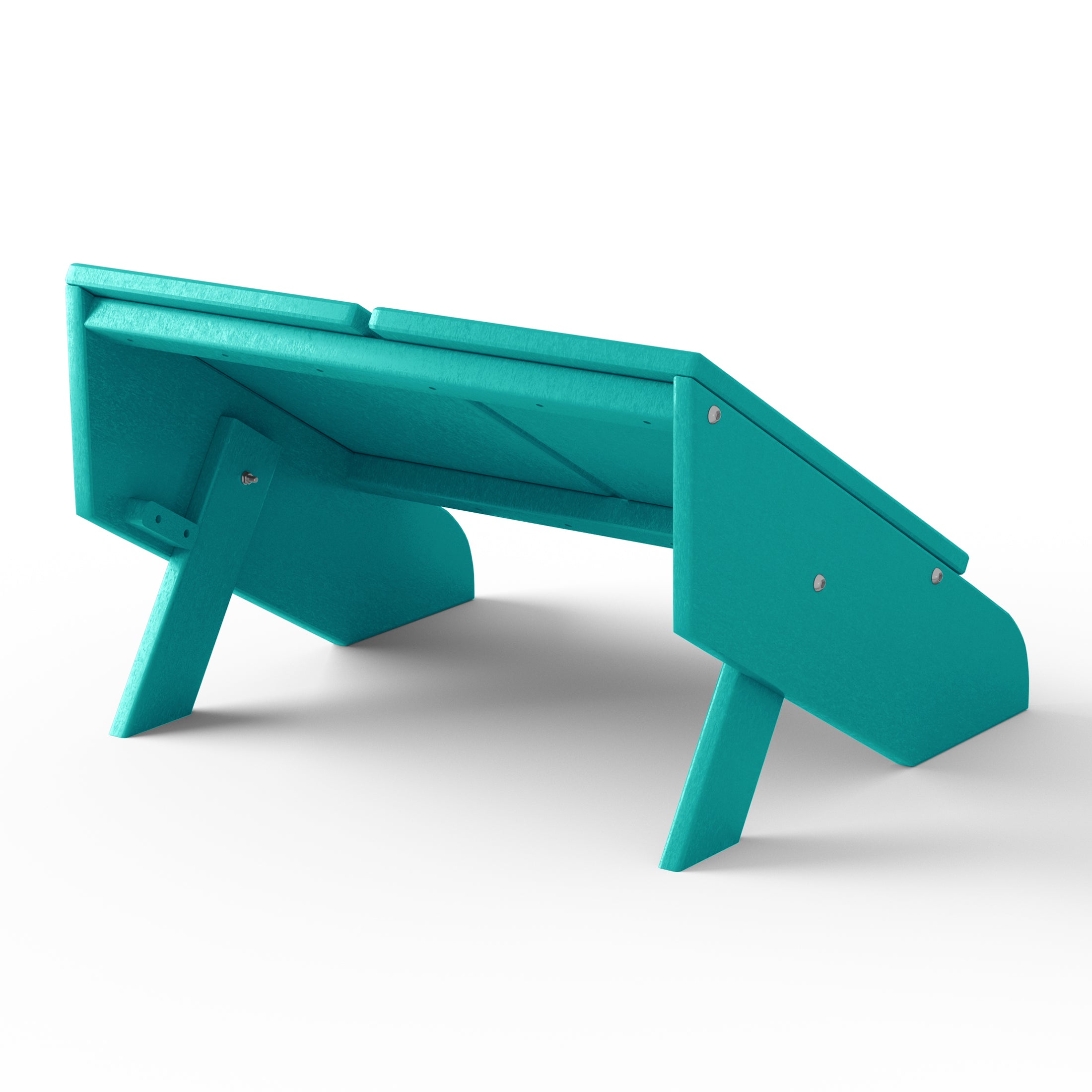 Seaview Modern HDPE Plastic Folding Patio Adirondack Ottoman