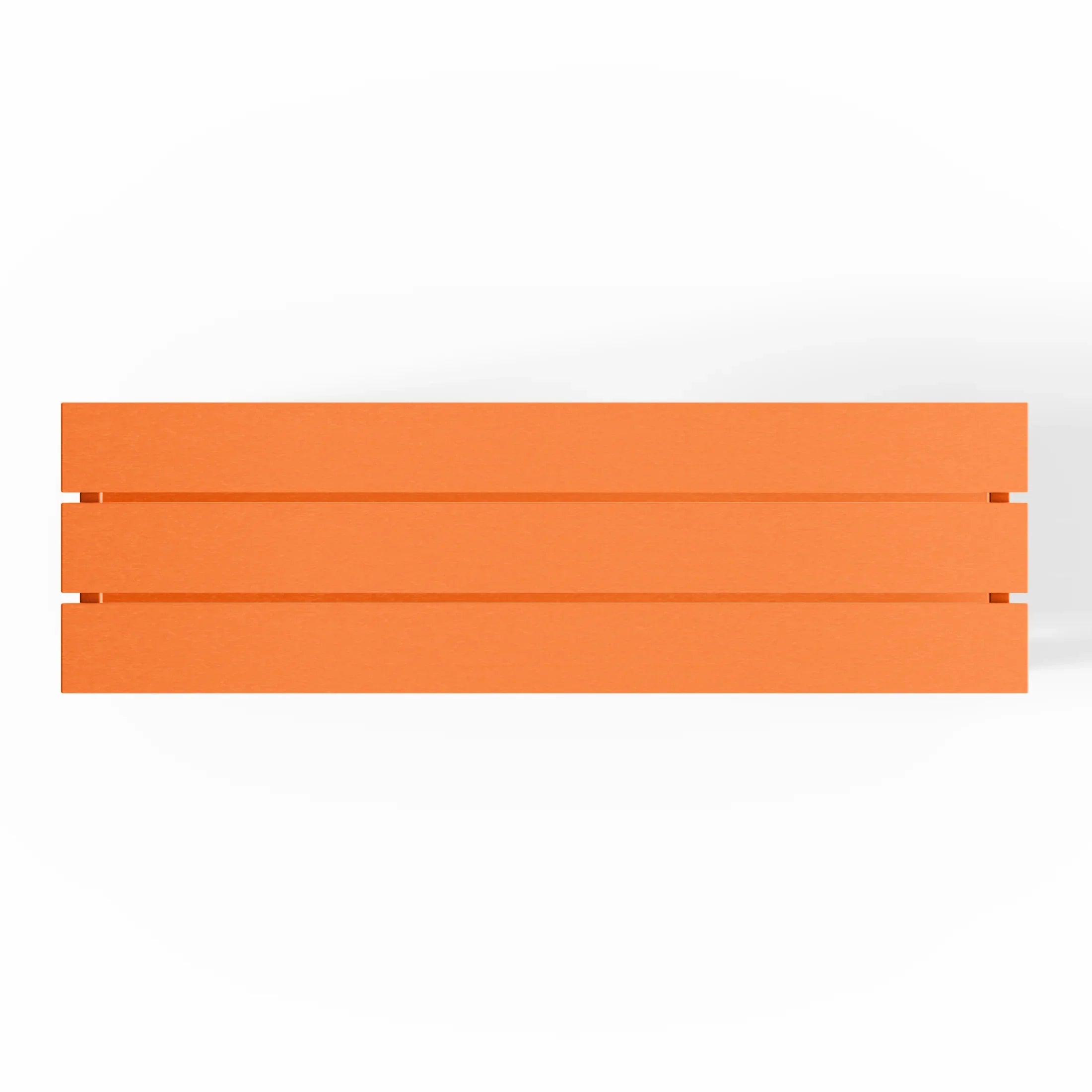 Paradise 55" Outdoor Patio HDPE Adirondack 2-Tier Shelf Console Table