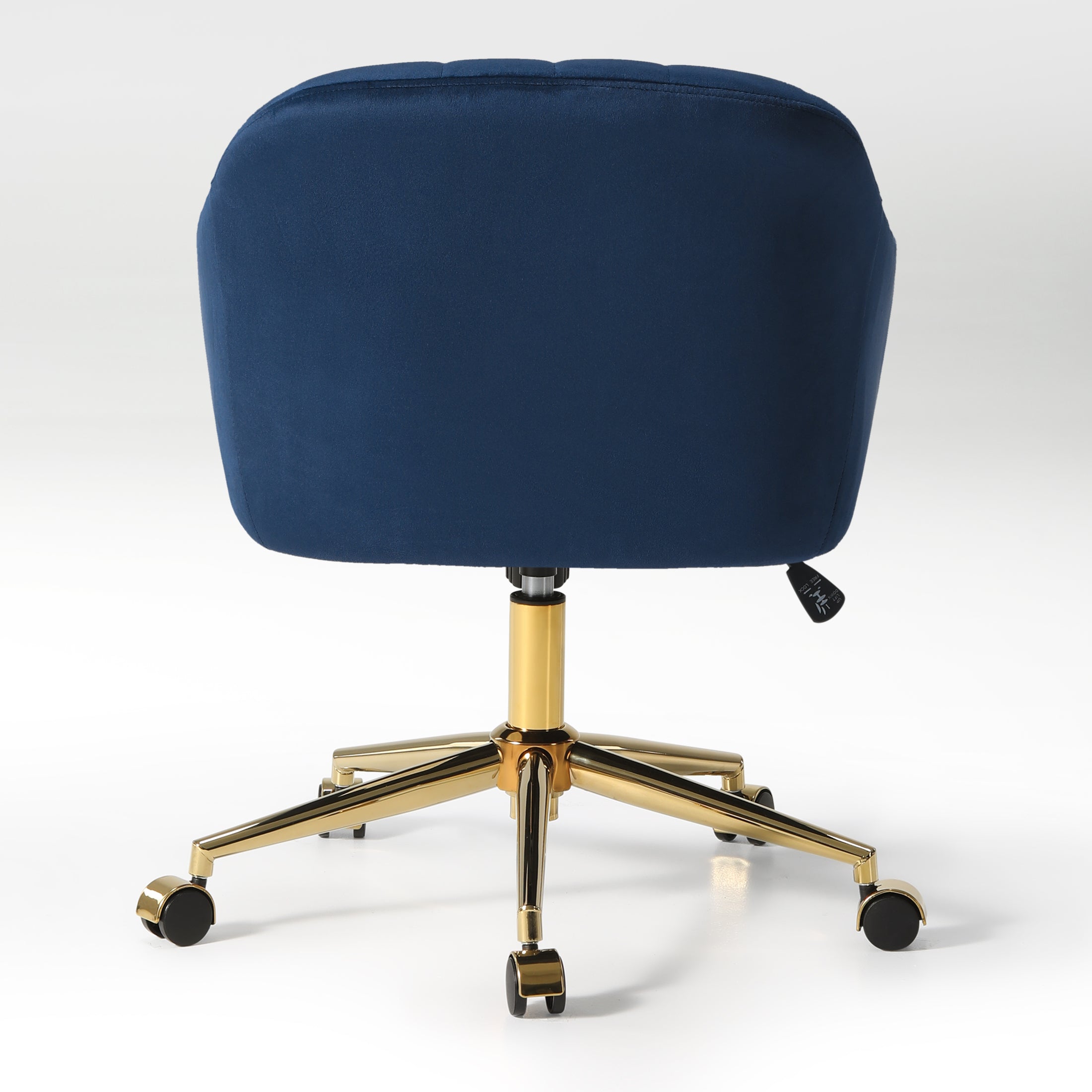 Alaia Upholstered Velvet Swivel Vanity Office Chair With Wheels