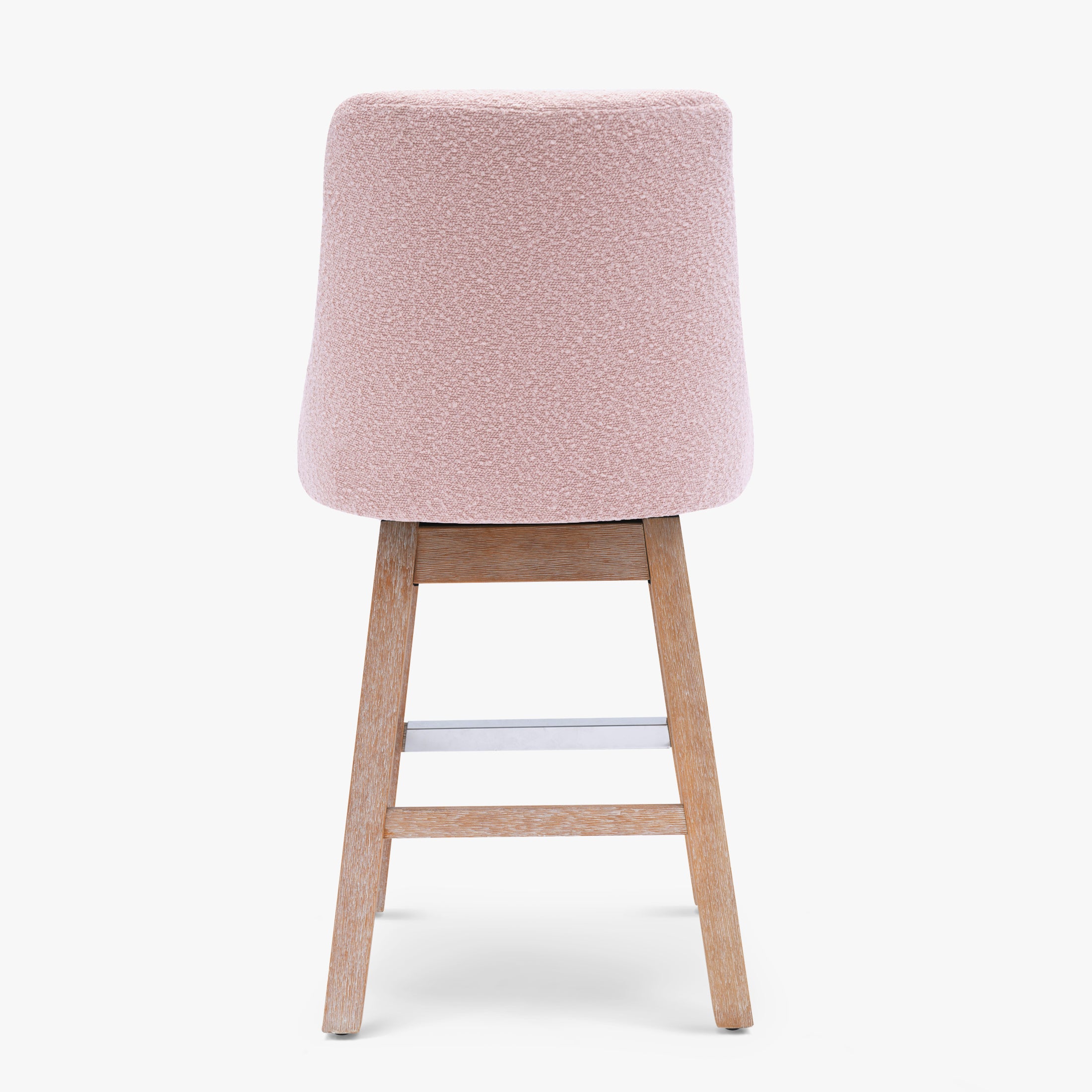 Amélie 26" Upholstered Swivel Counter Height Bar Stool
