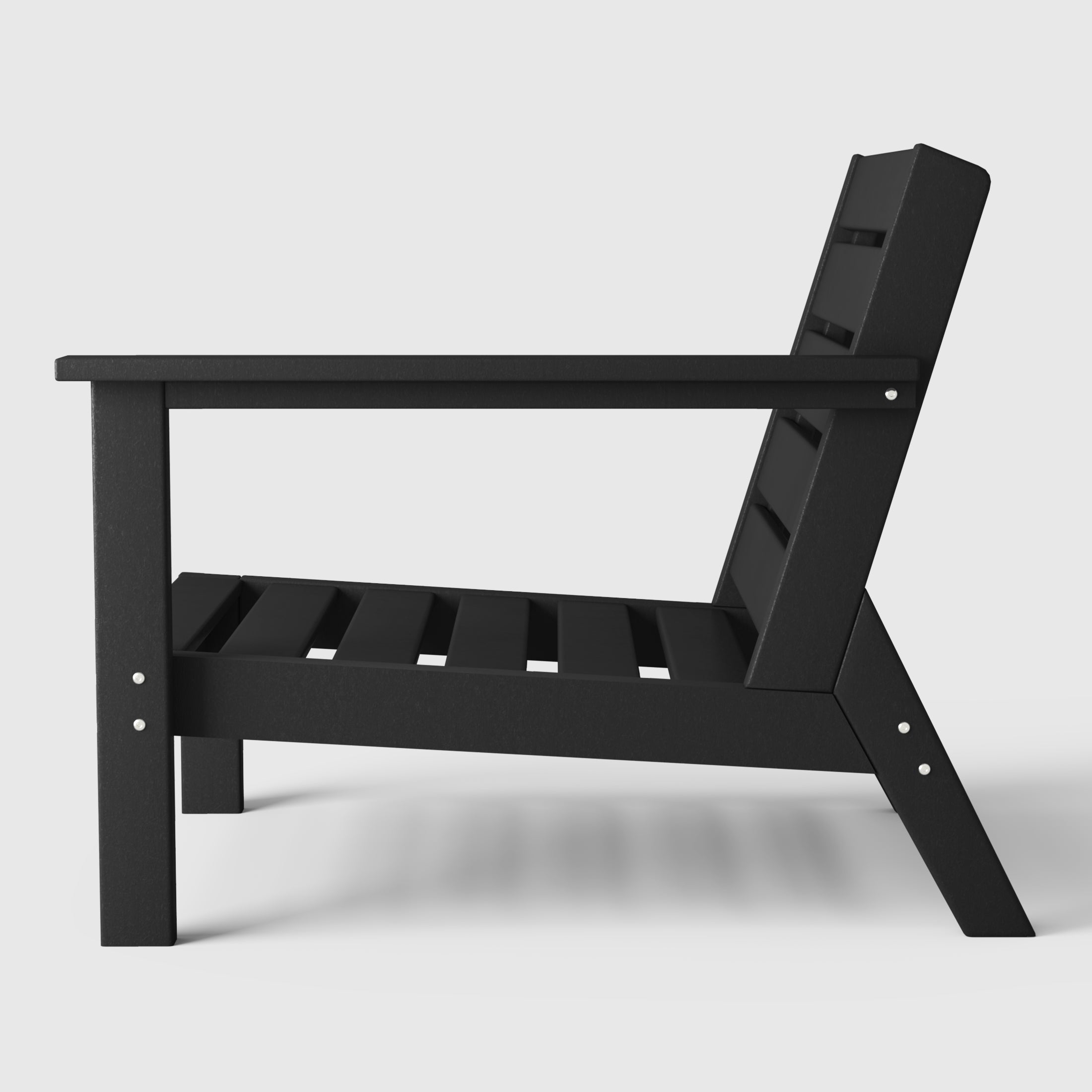 Portsmouth Outdoor Patio HDPE Right Arm Facing Deep Seating Corner Chair