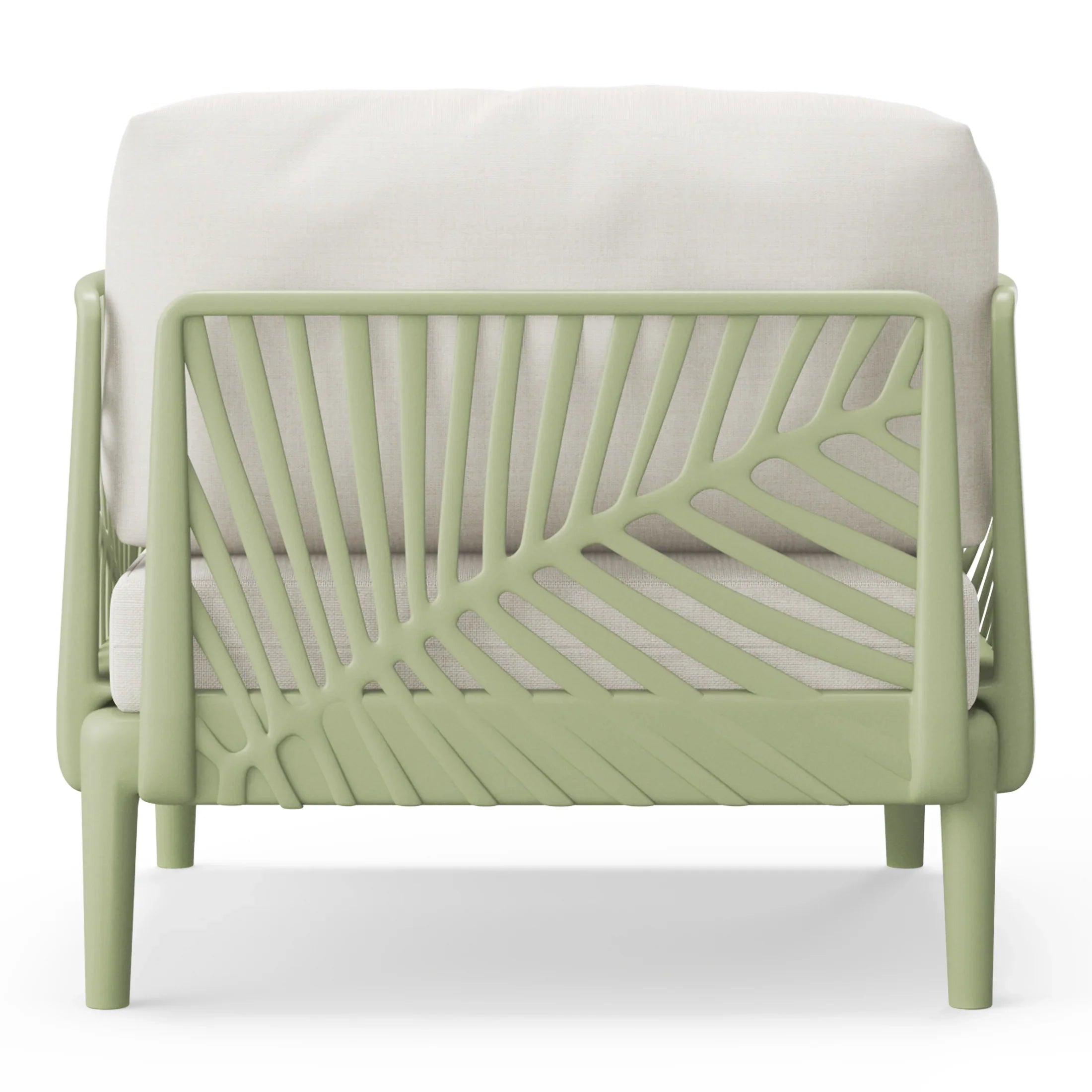 Sunshine Modern Outdoor Polypropylene Resin Deep Seating Patio Club Chair