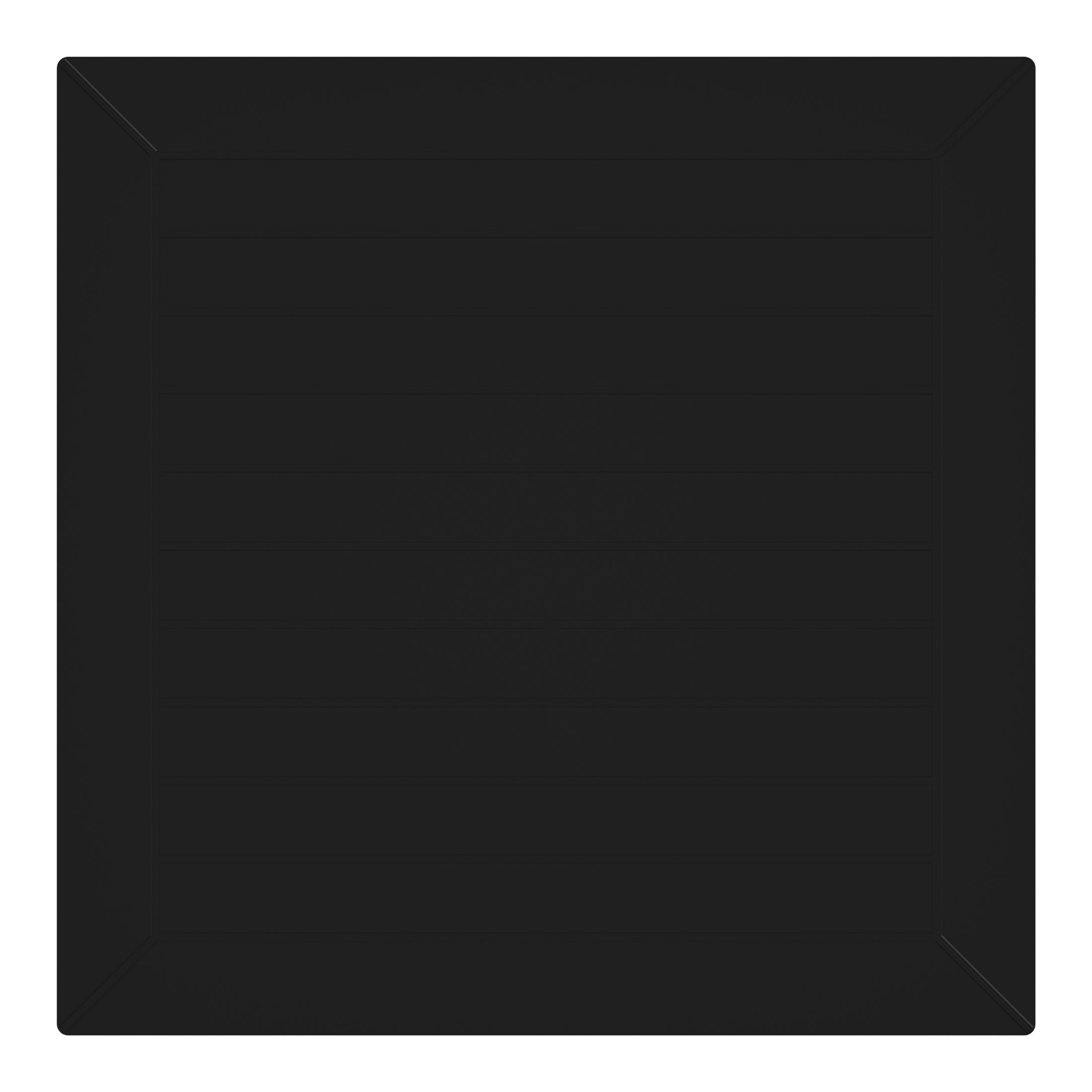 Sunshine 31.5" Square Outdoor Plastic Resin Patio Dining Table for 4