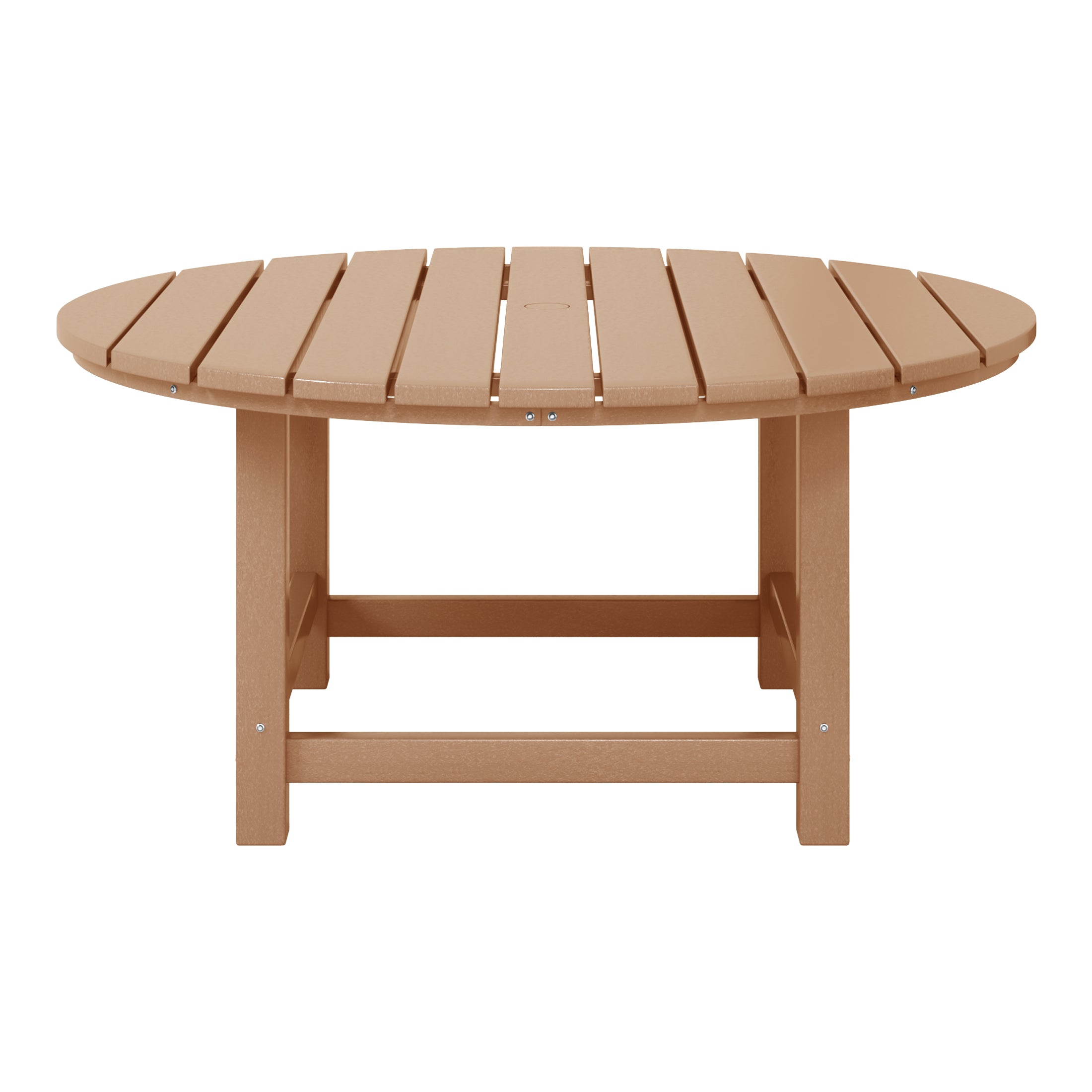 Paradise Low Outdoor HDPE Round Patio Coffee Table