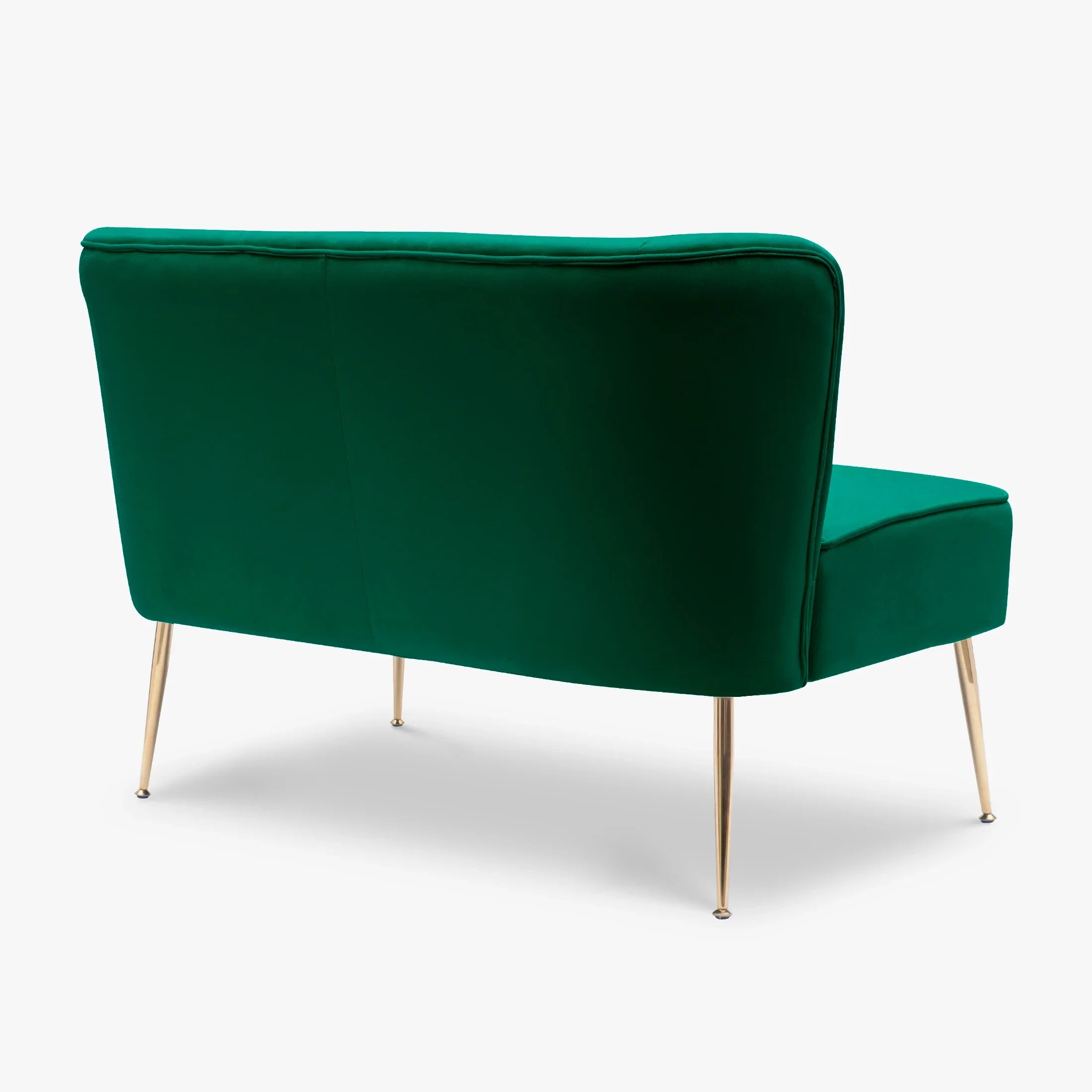 Alaia Mid Century Modern Tufted Velvet Loveseat Sofa and 25" Accent Chair 3-Piece Set