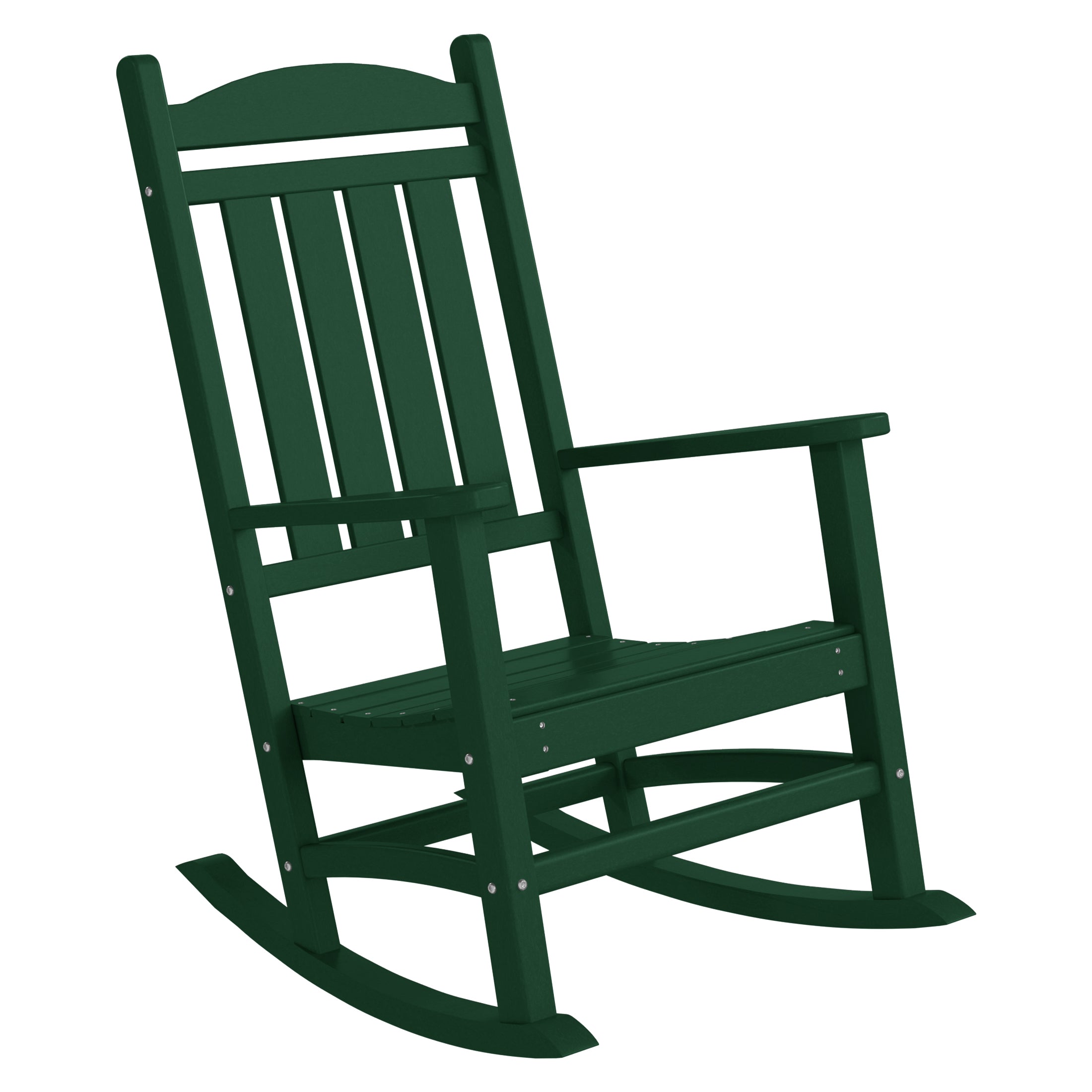 Paradise 5-Piece HDPE Outdoor Patio Furniture Couch and Rocking Chair Set