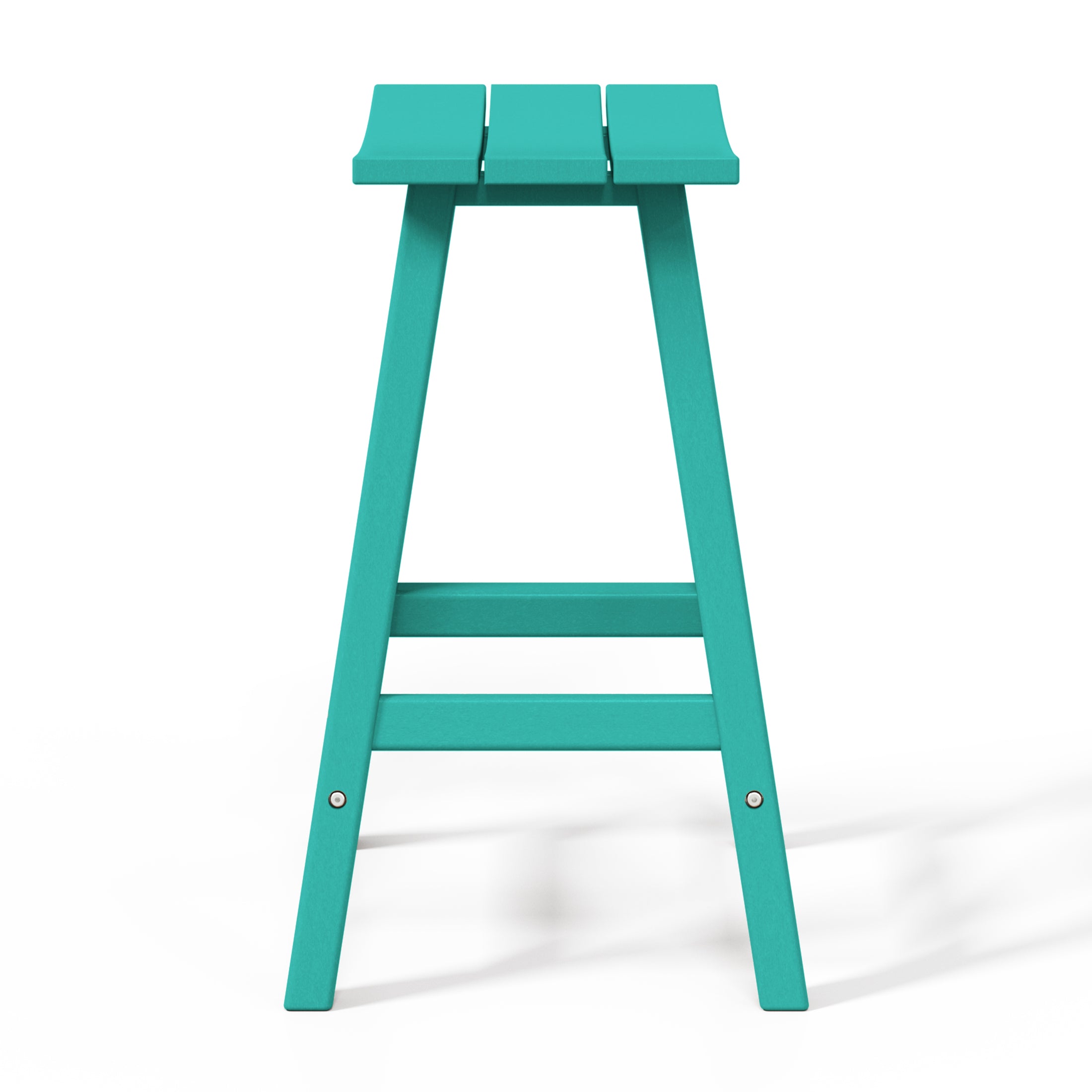 Paradise 24" HDPE Outdoor Patio Counter Height Bar Stools (Set of 2)