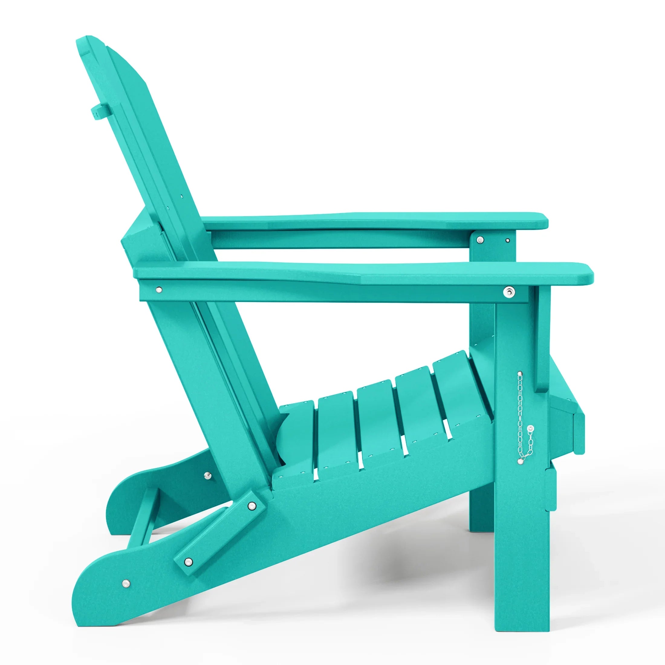 Paradise Outdoor Folding Poly Adirondack Chair (Set of 8)