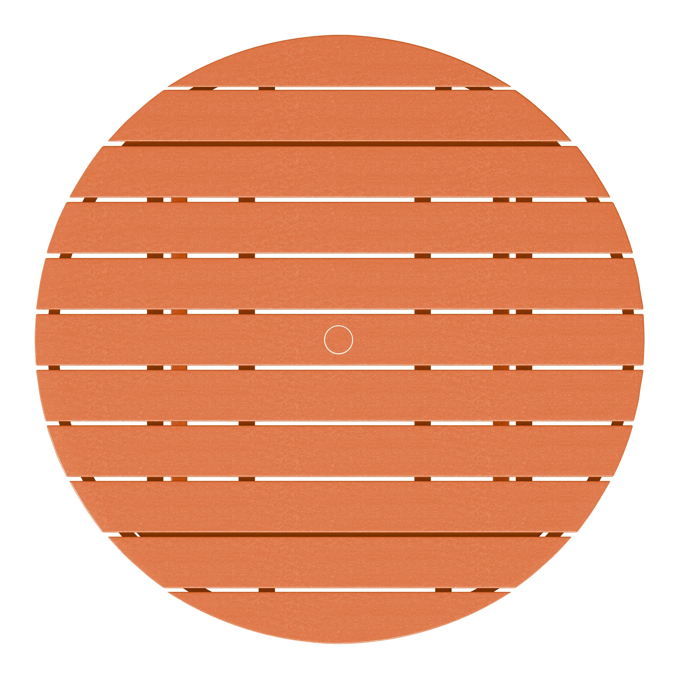 Paradise Low Outdoor HDPE Round Patio Coffee Table