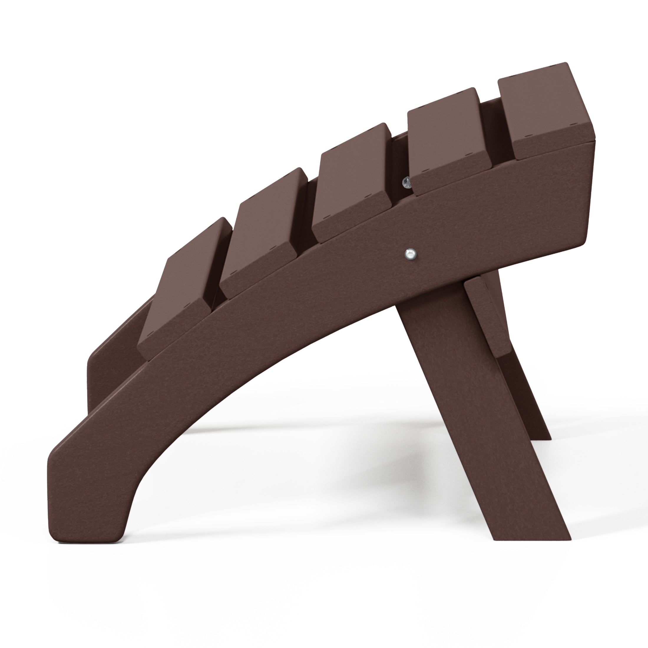 Portside Outdoor Patio HDPE Adirondack Ottoman Footrest