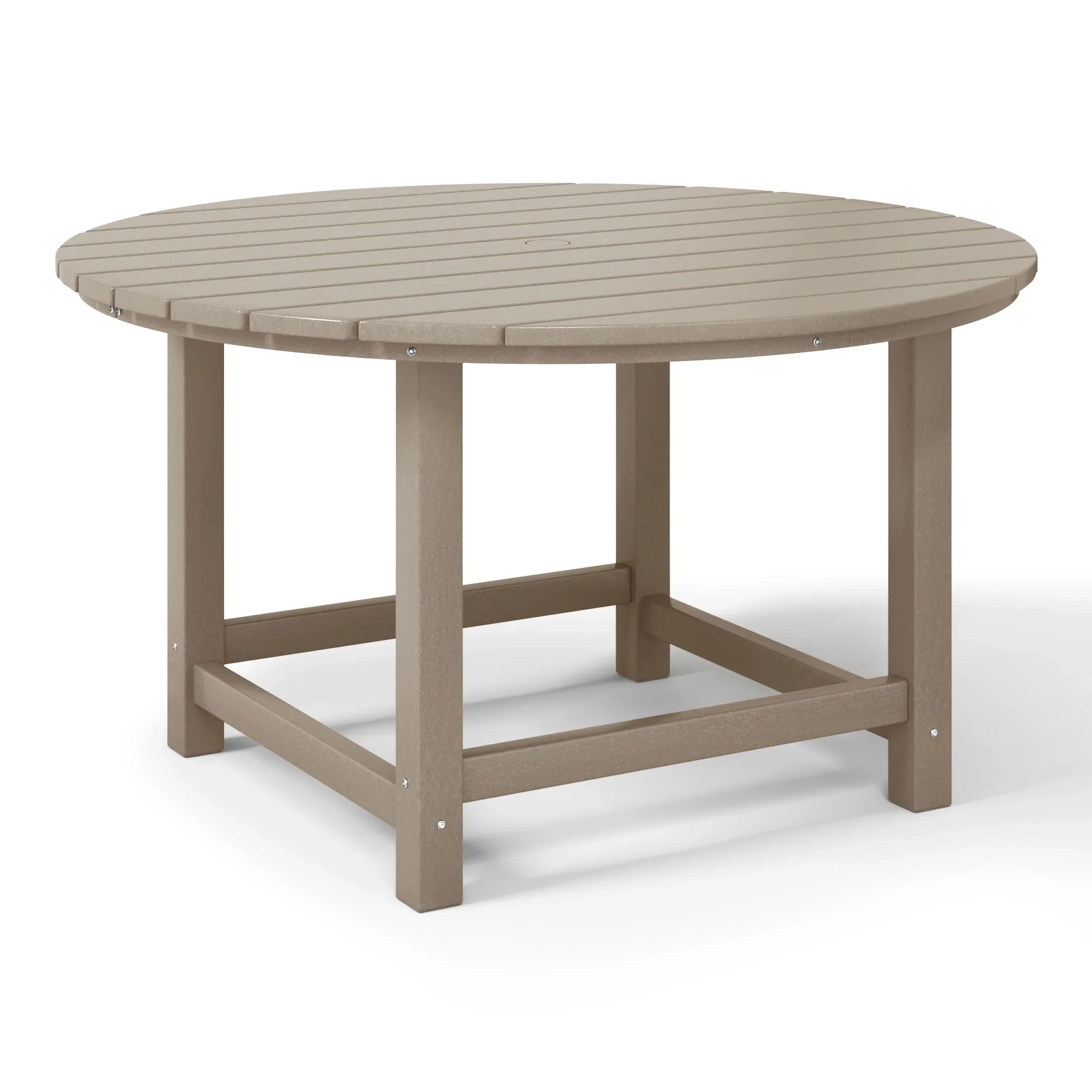 Paradise Kids Outdoor Patio Furniture HDPE 38" Wide Round Dining Table