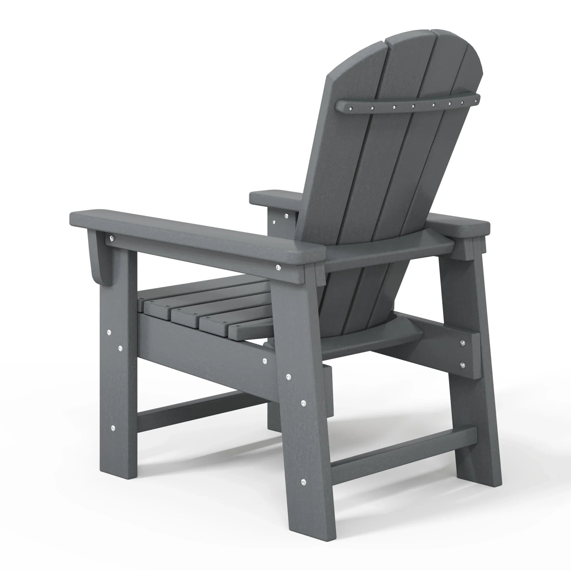 Paradise Kids Outdoor Adirondack Plastic Patio Chair (Set of 2)