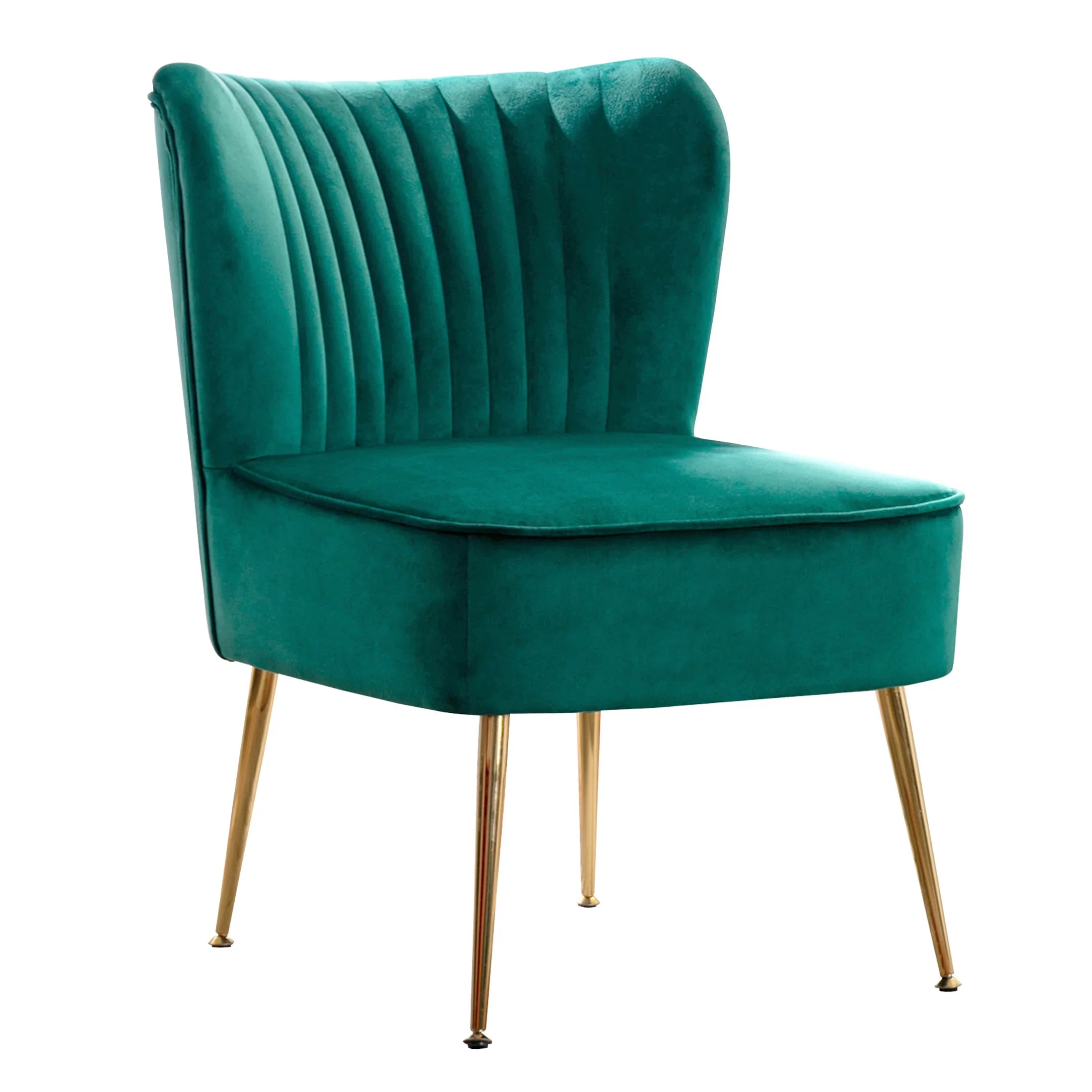 Alaia Mid Century Modern Tufted Velvet Loveseat Sofa and 22" Accent Chair 3-Piece Set