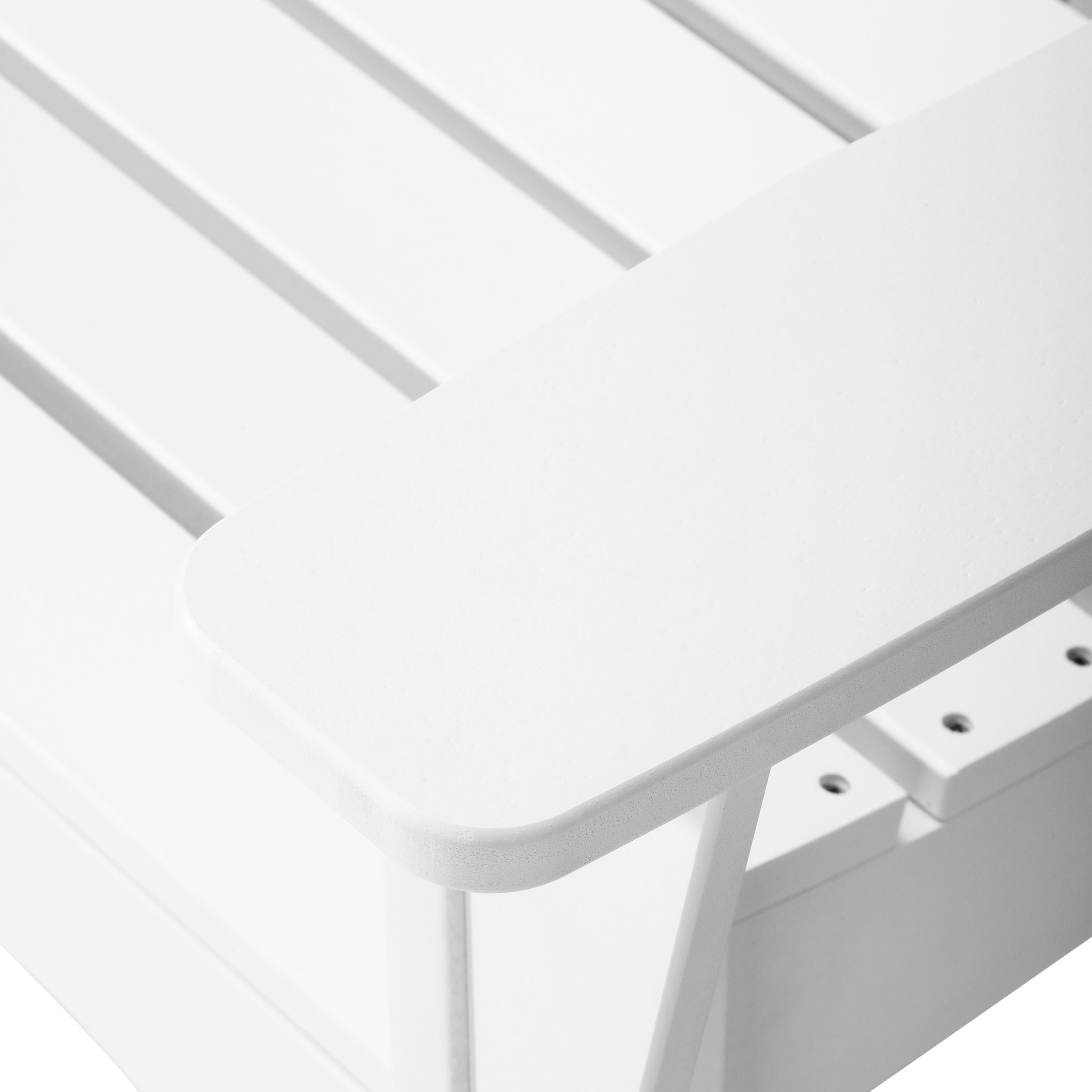 Savannah Outdoor Patio 49" HDPE Adirondack Garden Bench