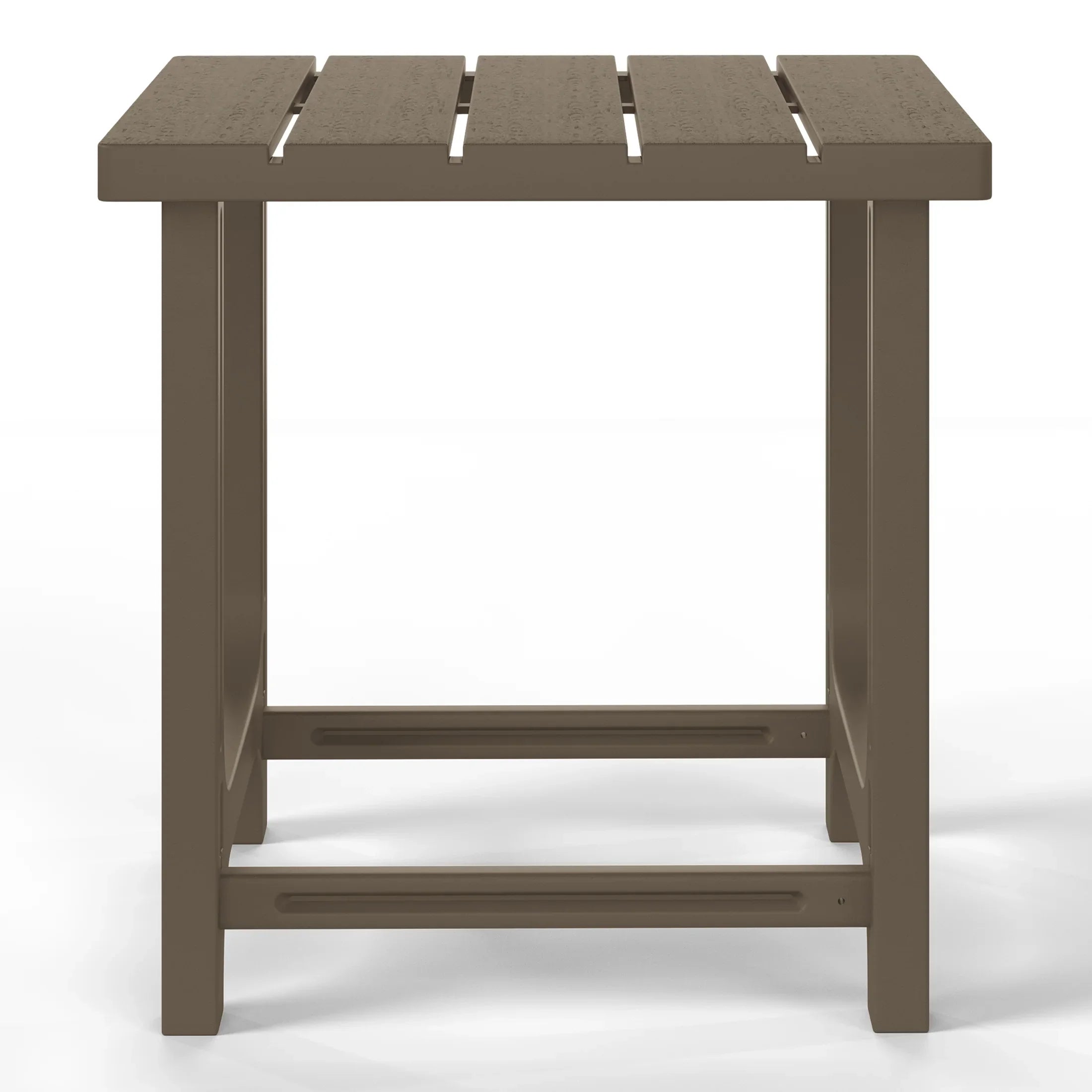 Cayman Outdoor 18" HDPE Square Adirondack Patio Side Table