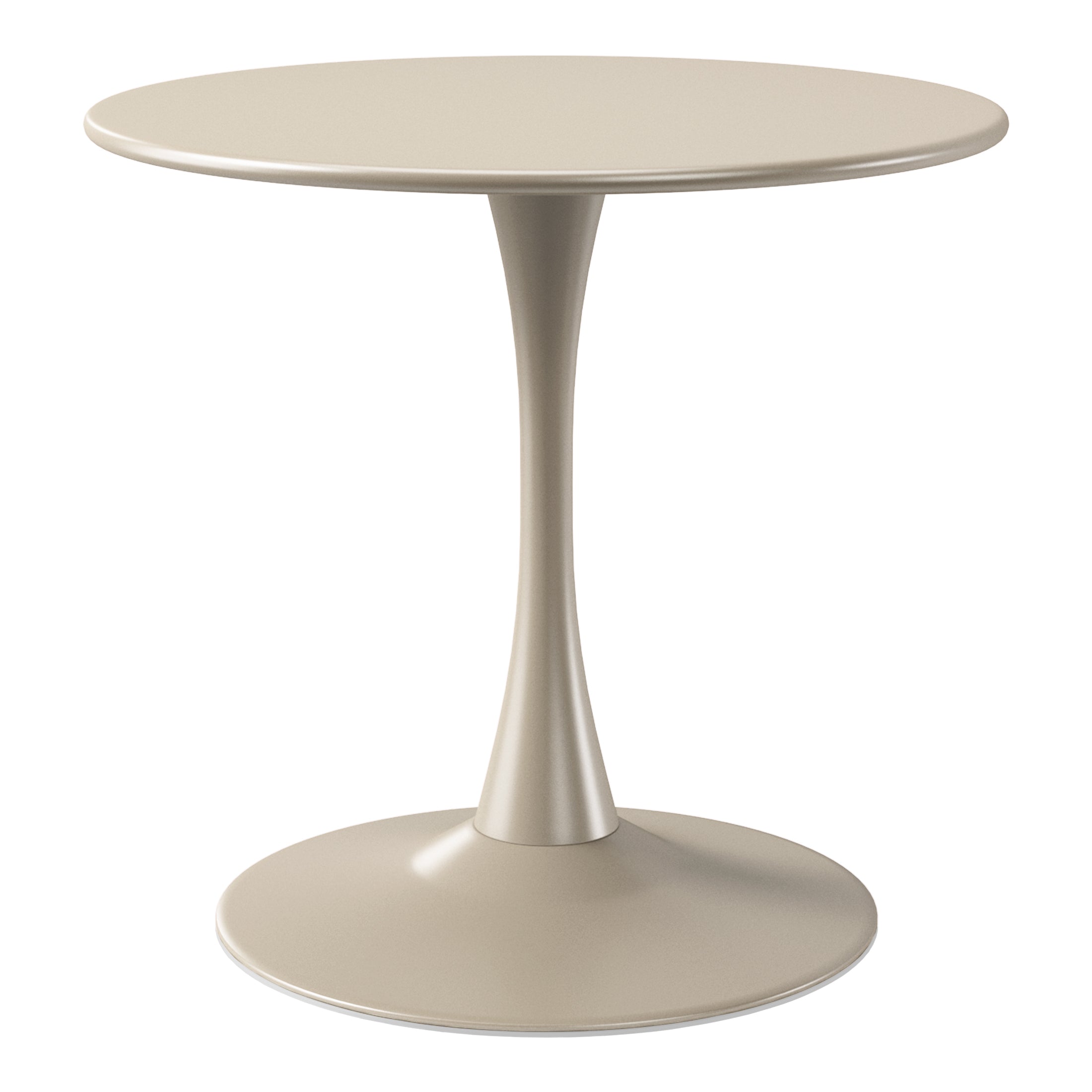 Sunshine 5-Piece Outdoor Indoor Round Metal Patio Dining Table Set With Stackable Patio Chairs