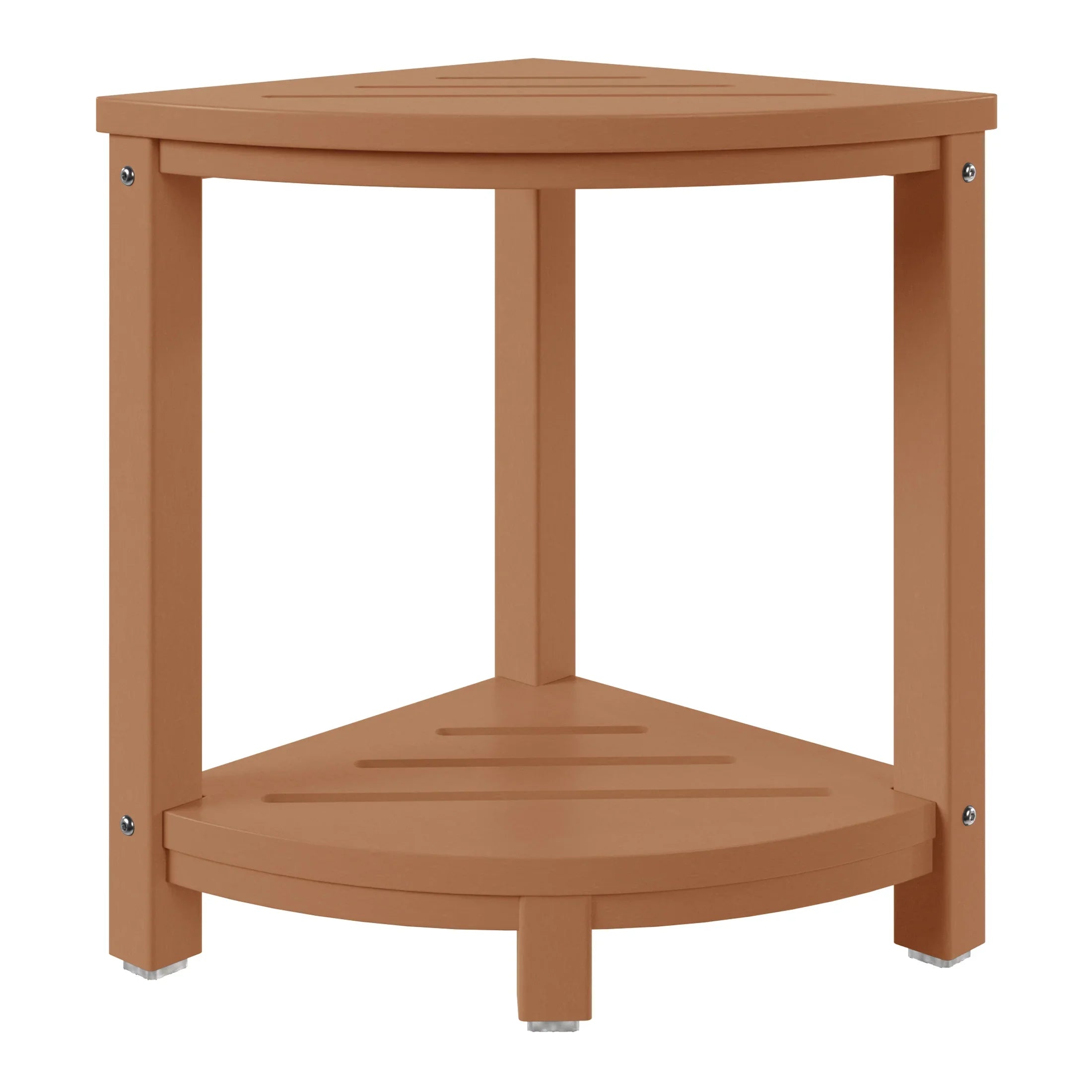 Ventura HDPE Plastic Waterproof Shower Corner Bench