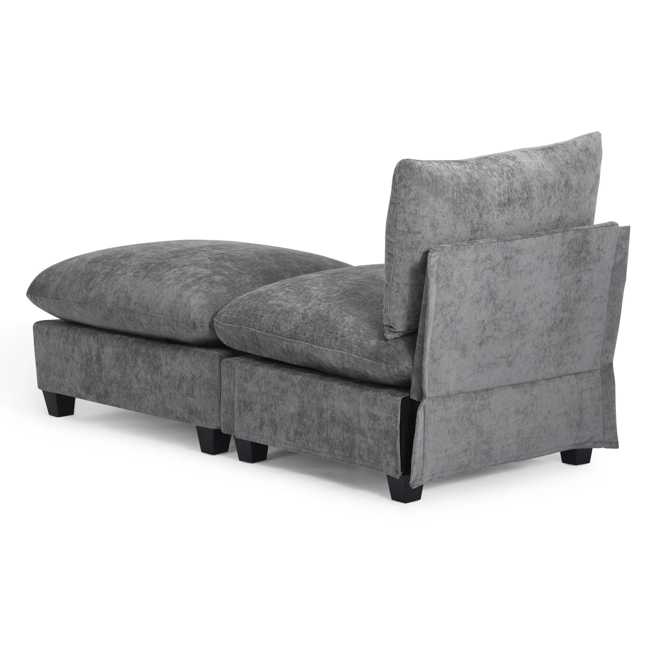 Springfield 68.5" Chenille Upholstered Indoor Chaise Lounge Chair
