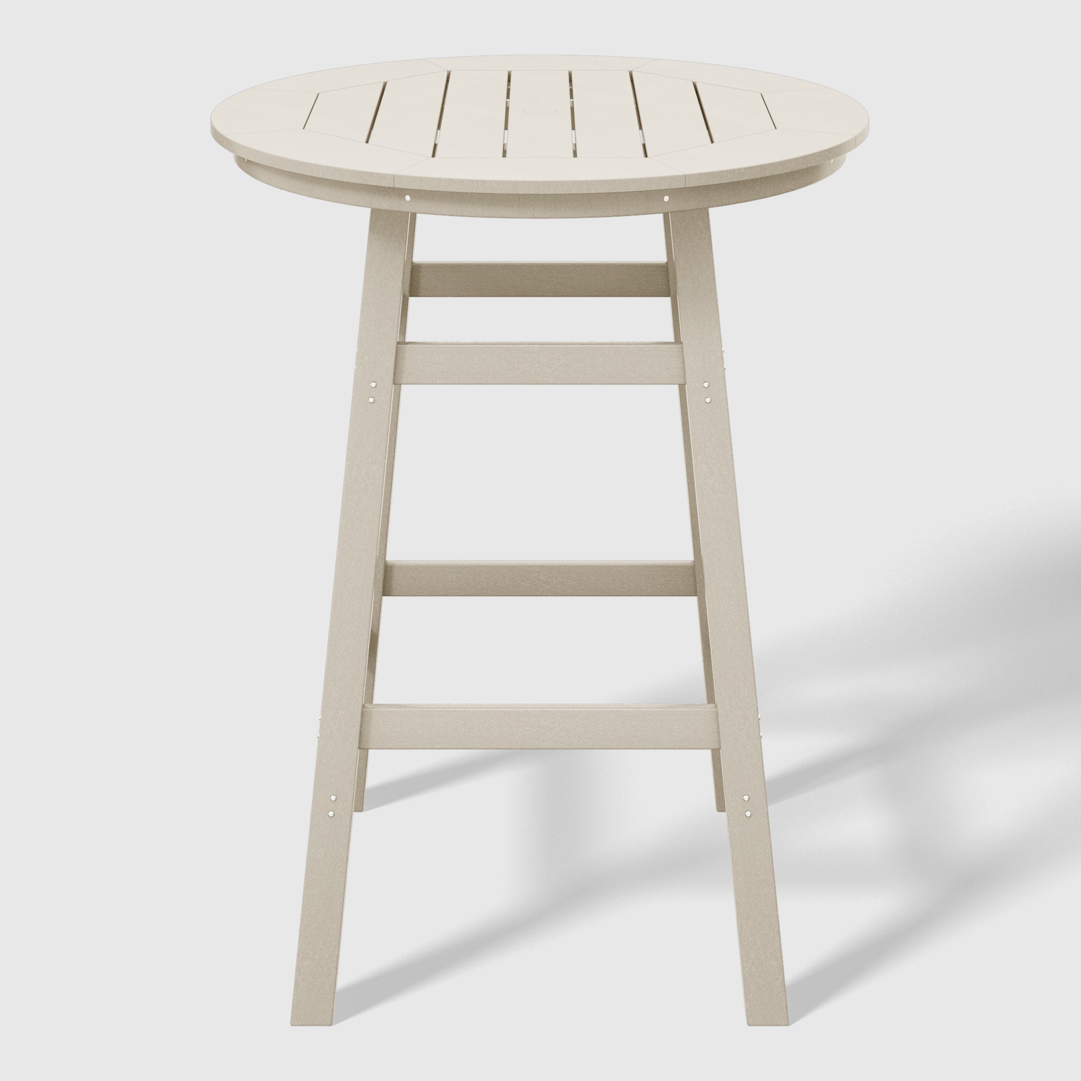 Paradise Outdoor 35" HDPE Round Patio Bar Height Table