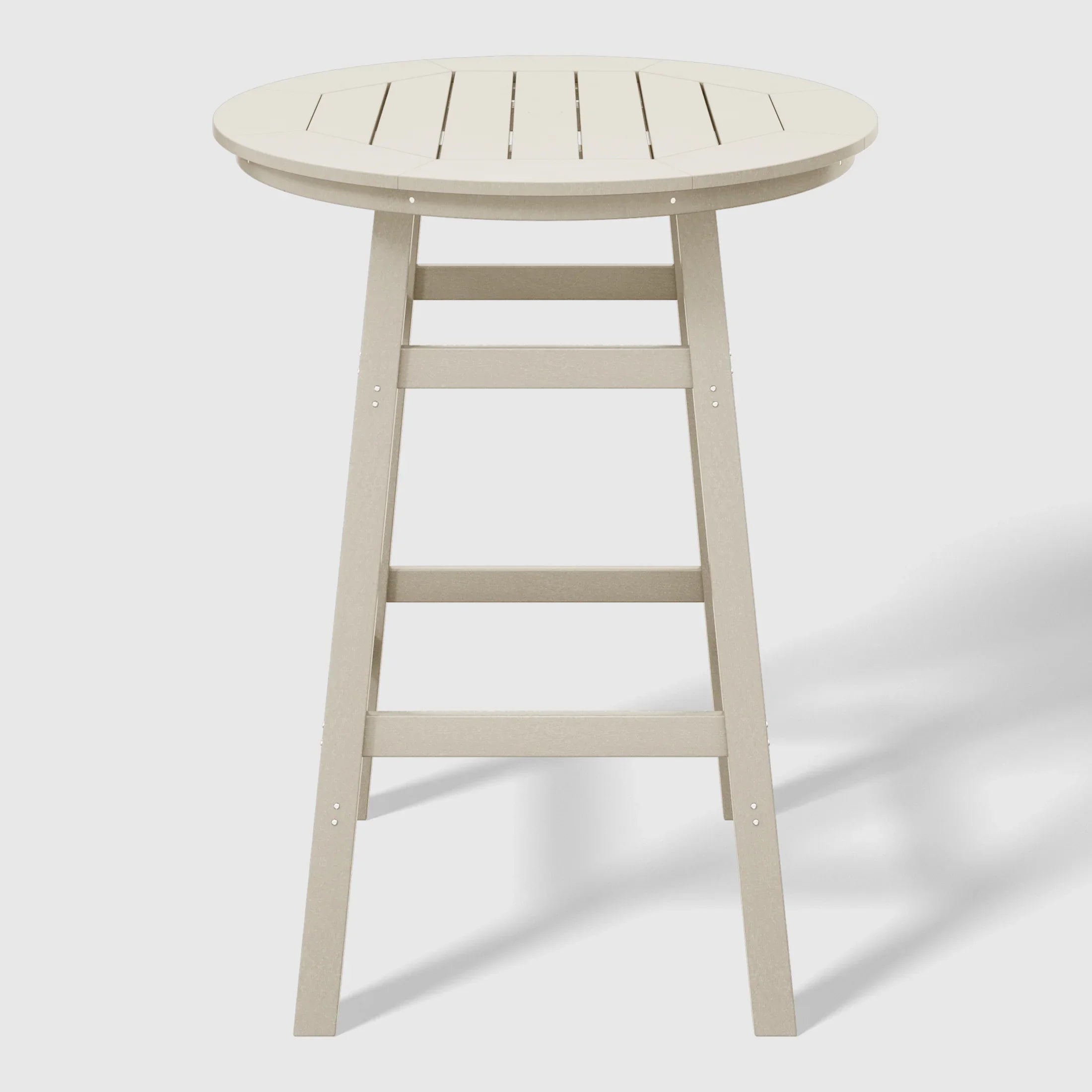 Paradise Outdoor 35" HDPE Round Patio Bar Height Table