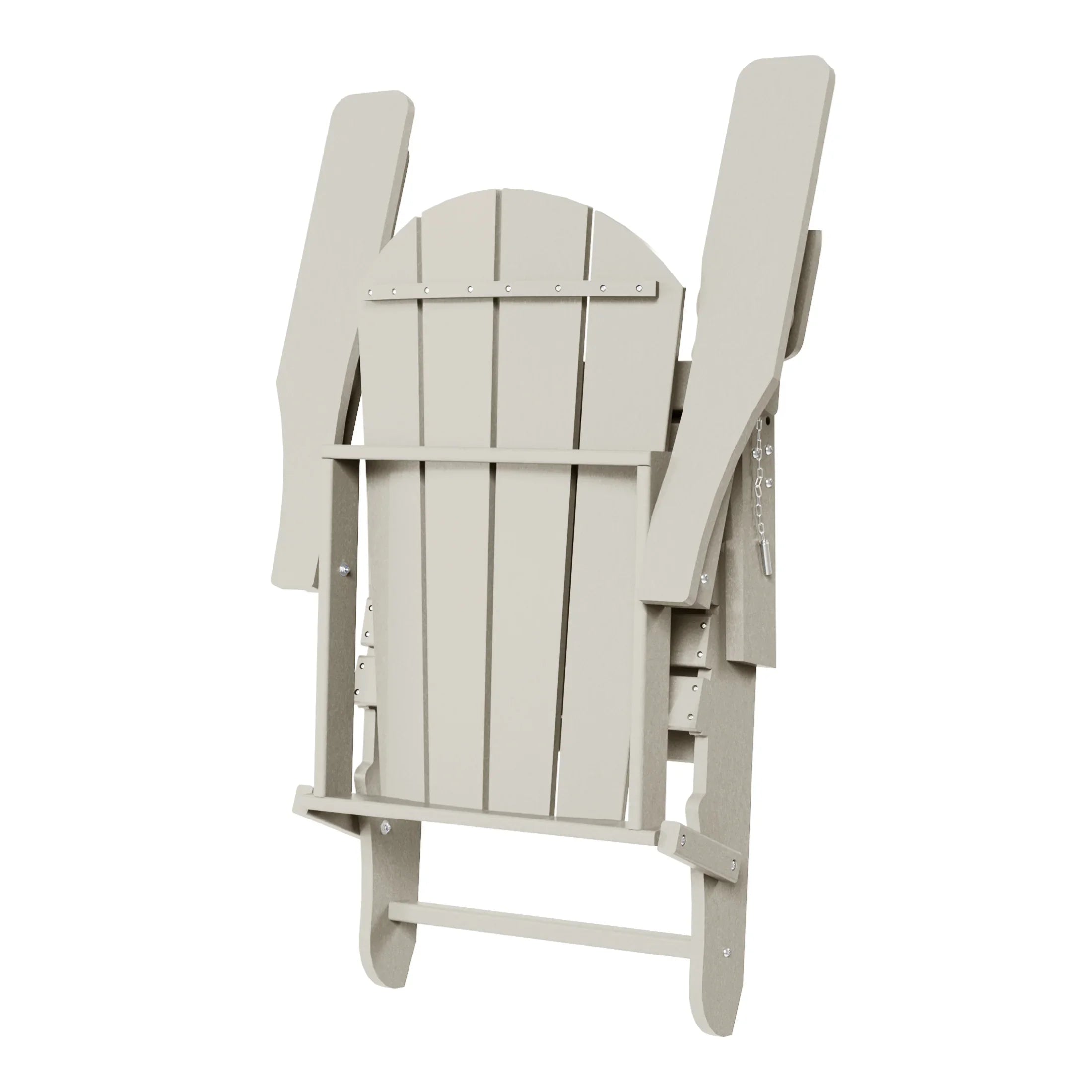 Paradise Folding Adjustable Adirondack Chair with Retractable Ottoman and Cup Holder