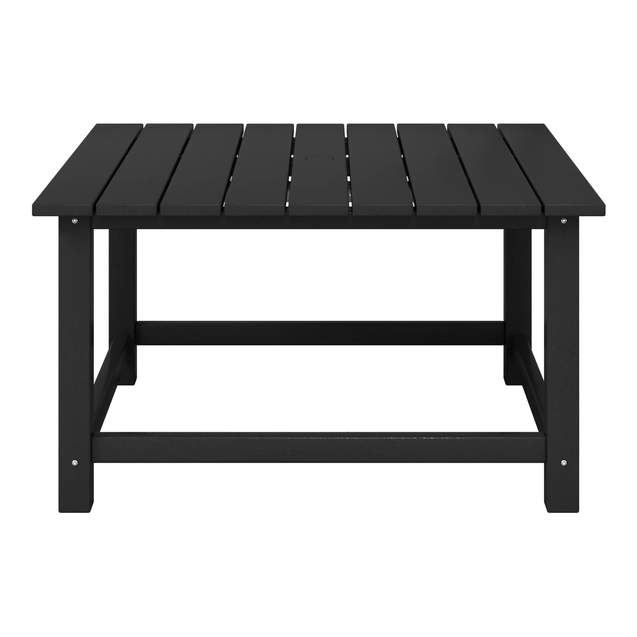 Paradise Low Outdoor HDPE Square Patio Coffee Table