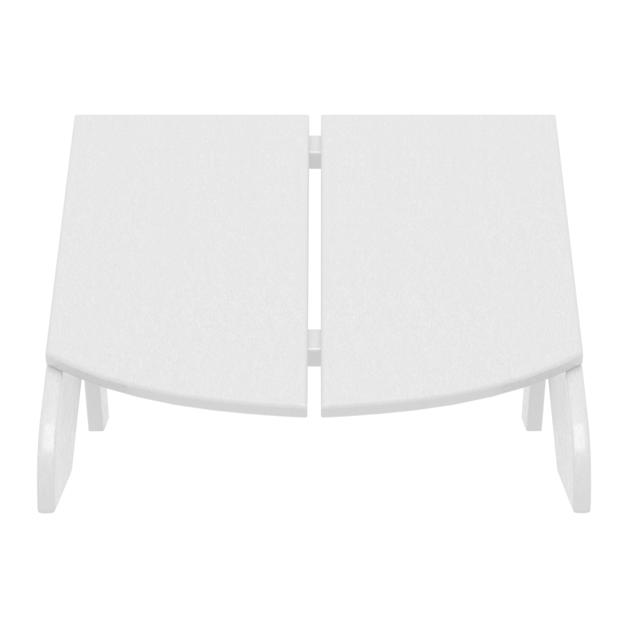 Seaview Modern HDPE Plastic Folding Patio Adirondack Ottoman